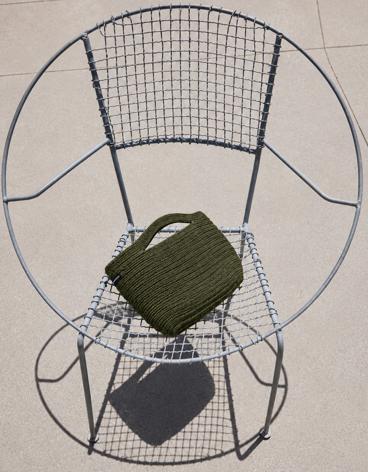 Adrift clutch large in khaki