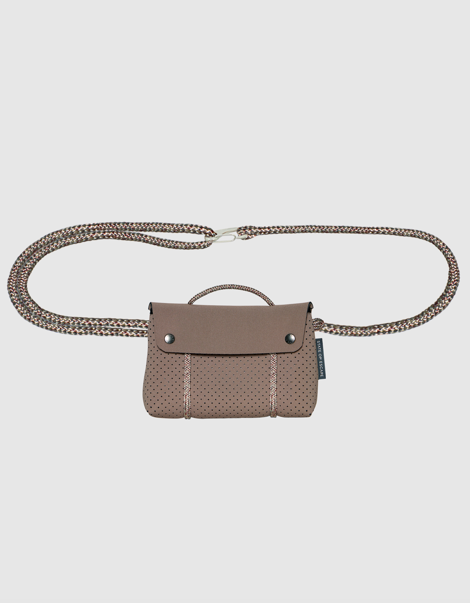Compass Kit crossbody in woodsmoke
