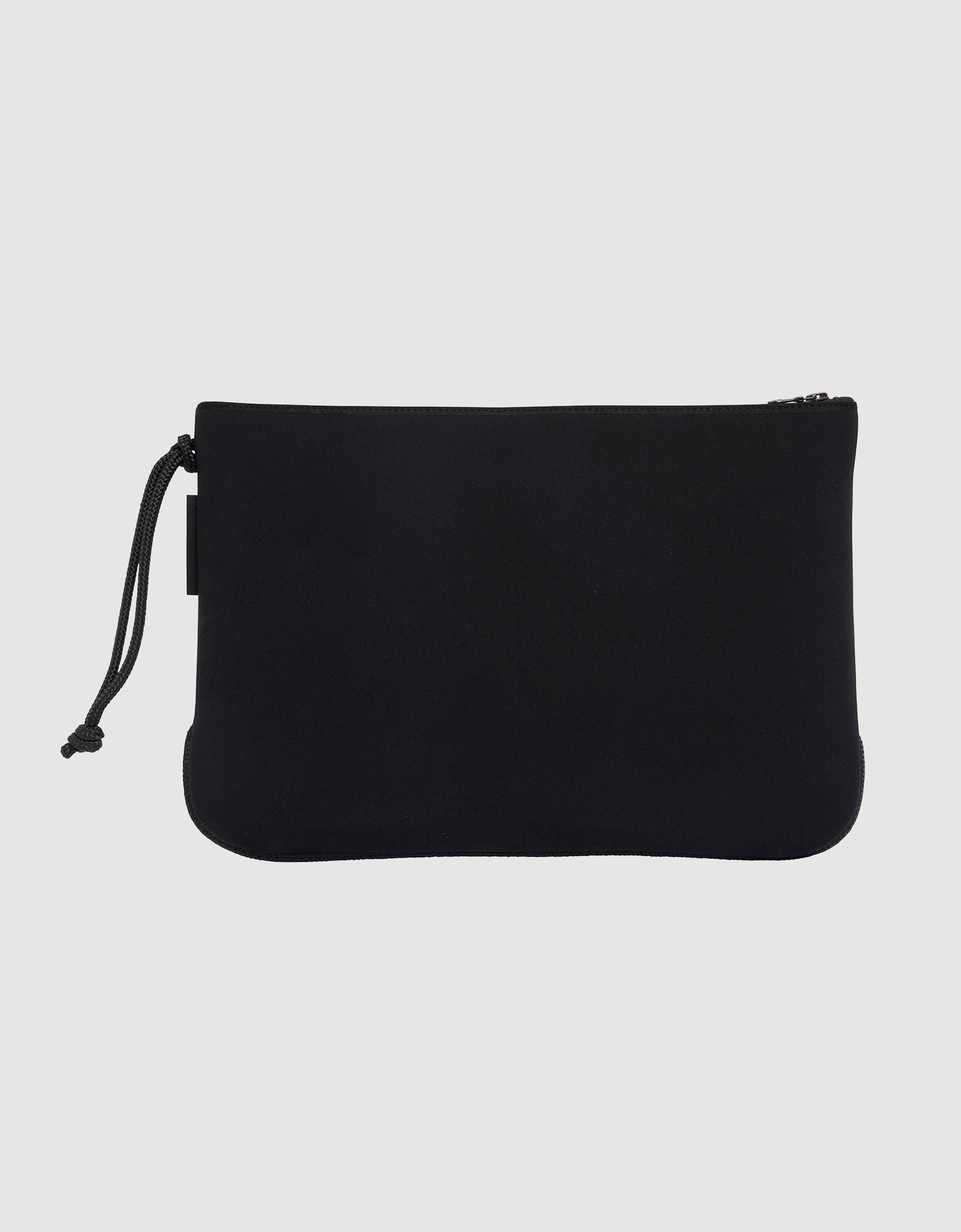 Everyday large flat pouch in black