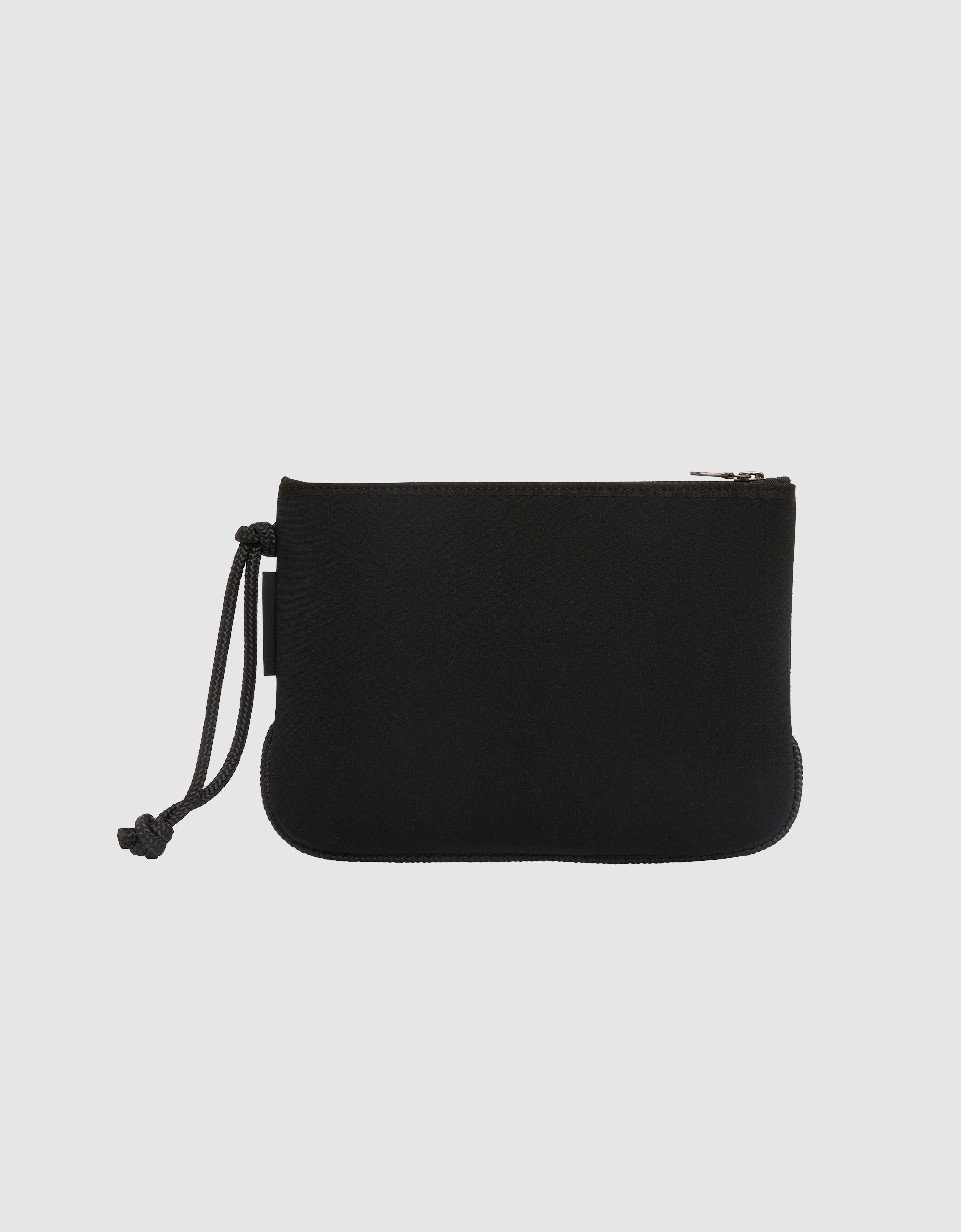 Everyday medium flat pouch in black