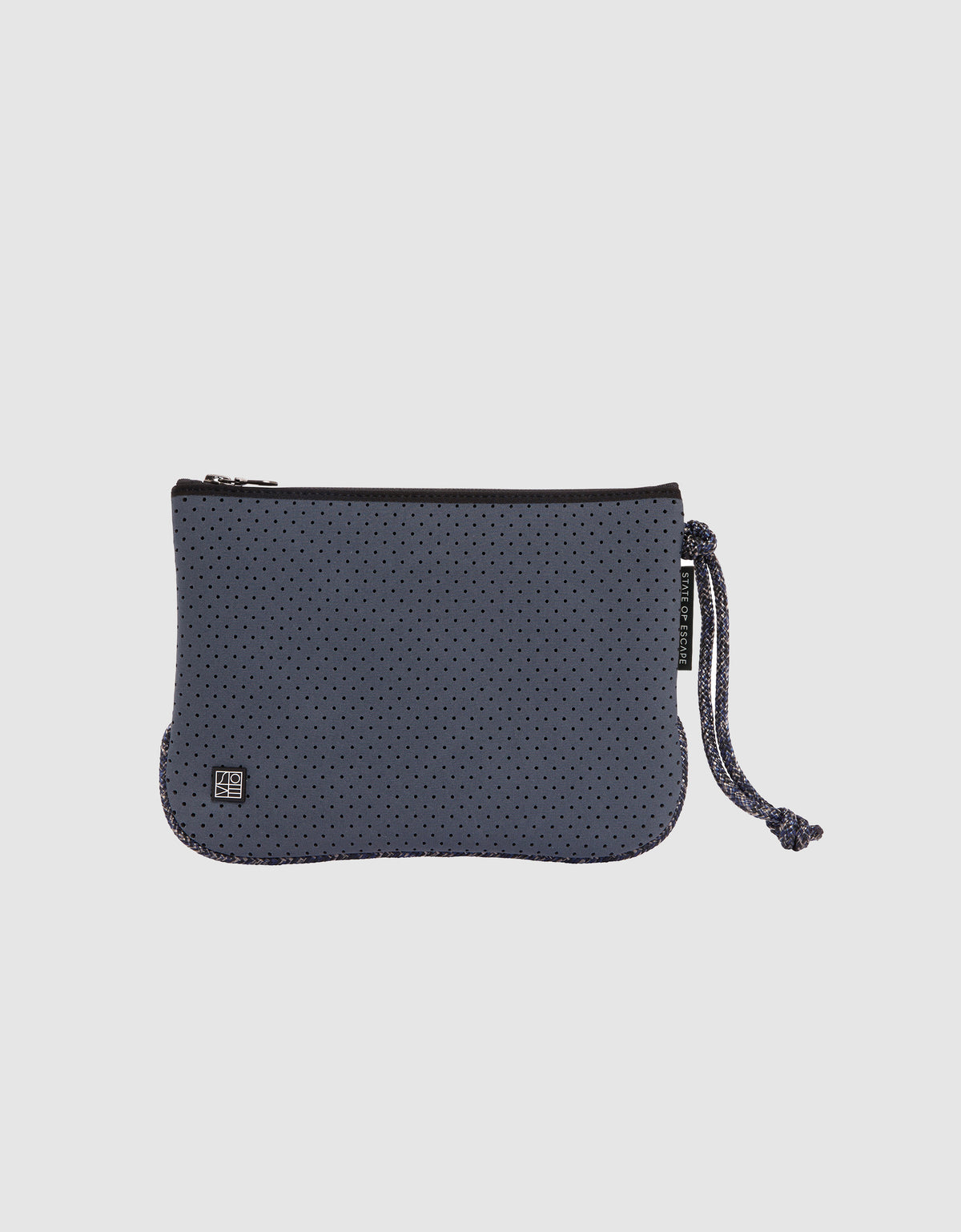 Everyday medium flat pouch pewter