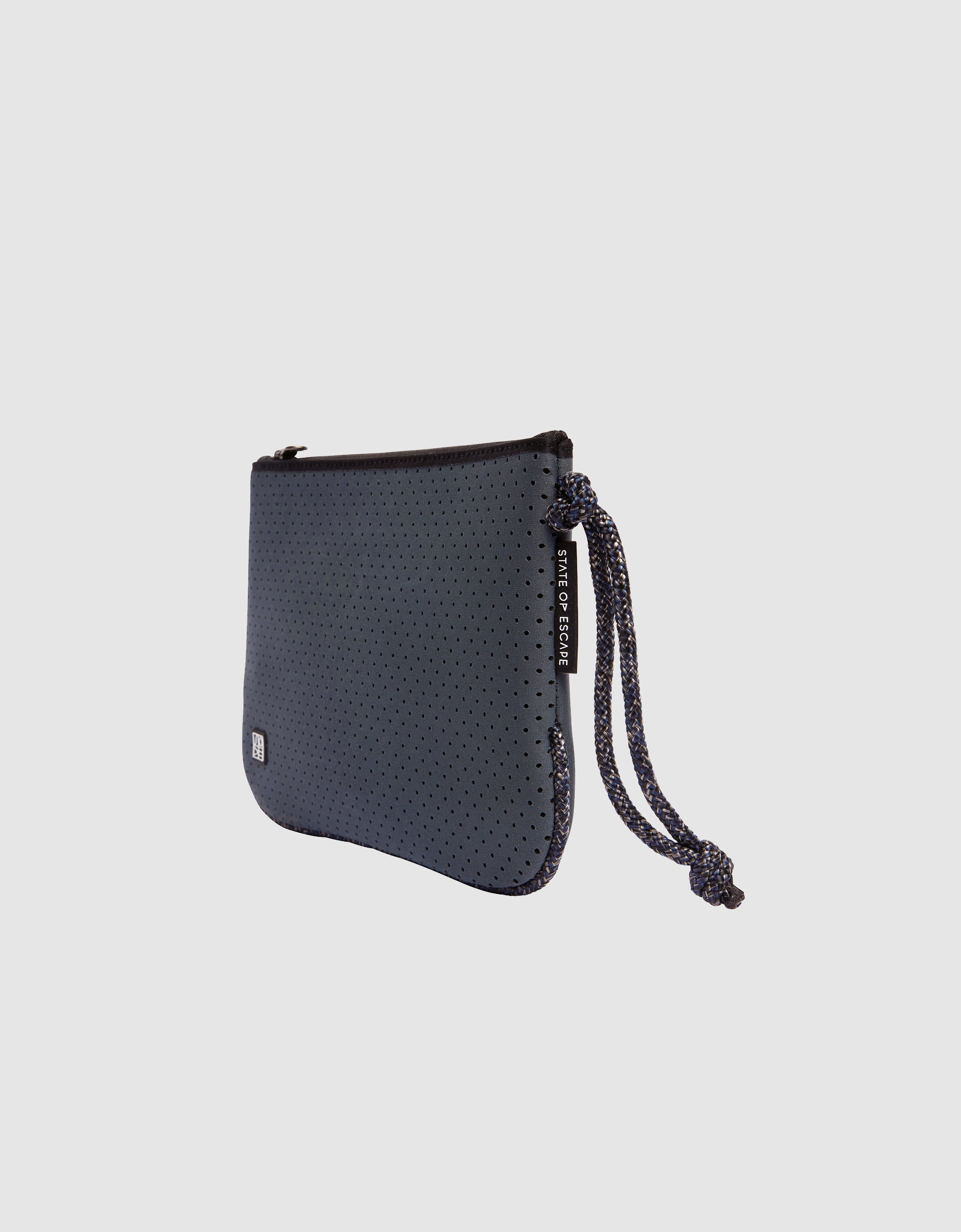 Everyday medium flat pouch in pewter