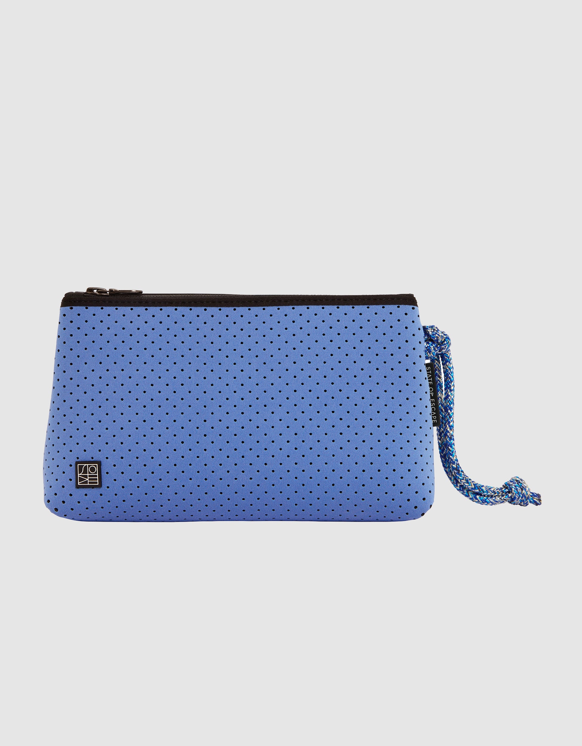 Everyday medium pouch in washed cornflower