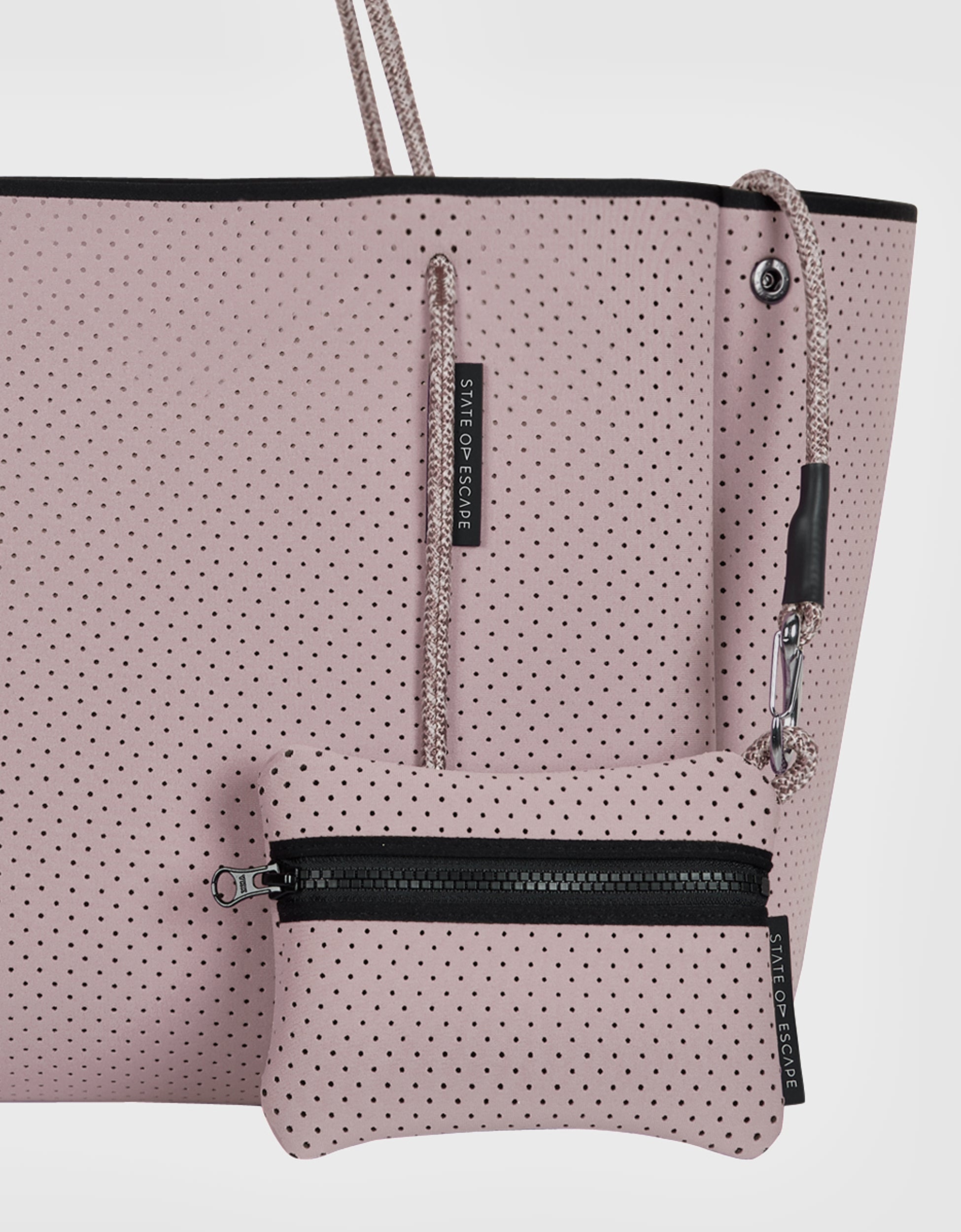 Escape tote in cairo rose