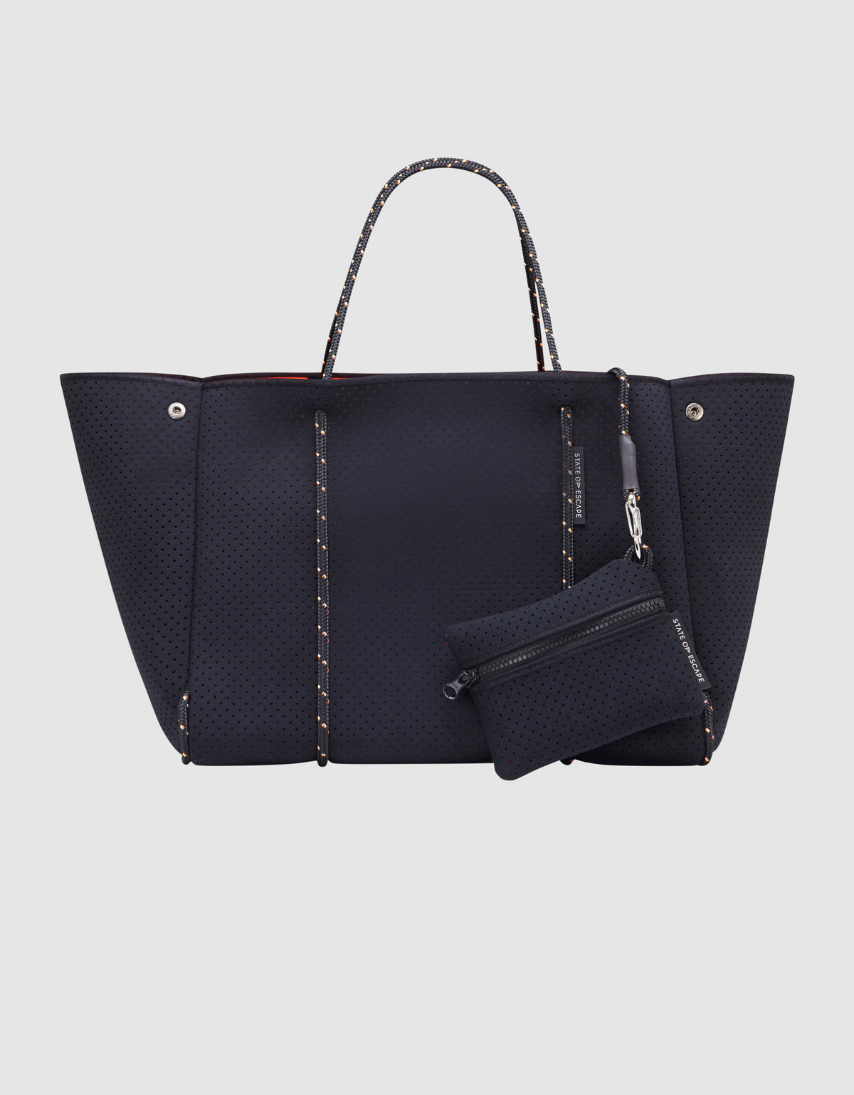 Escape™ tote black/hot coral