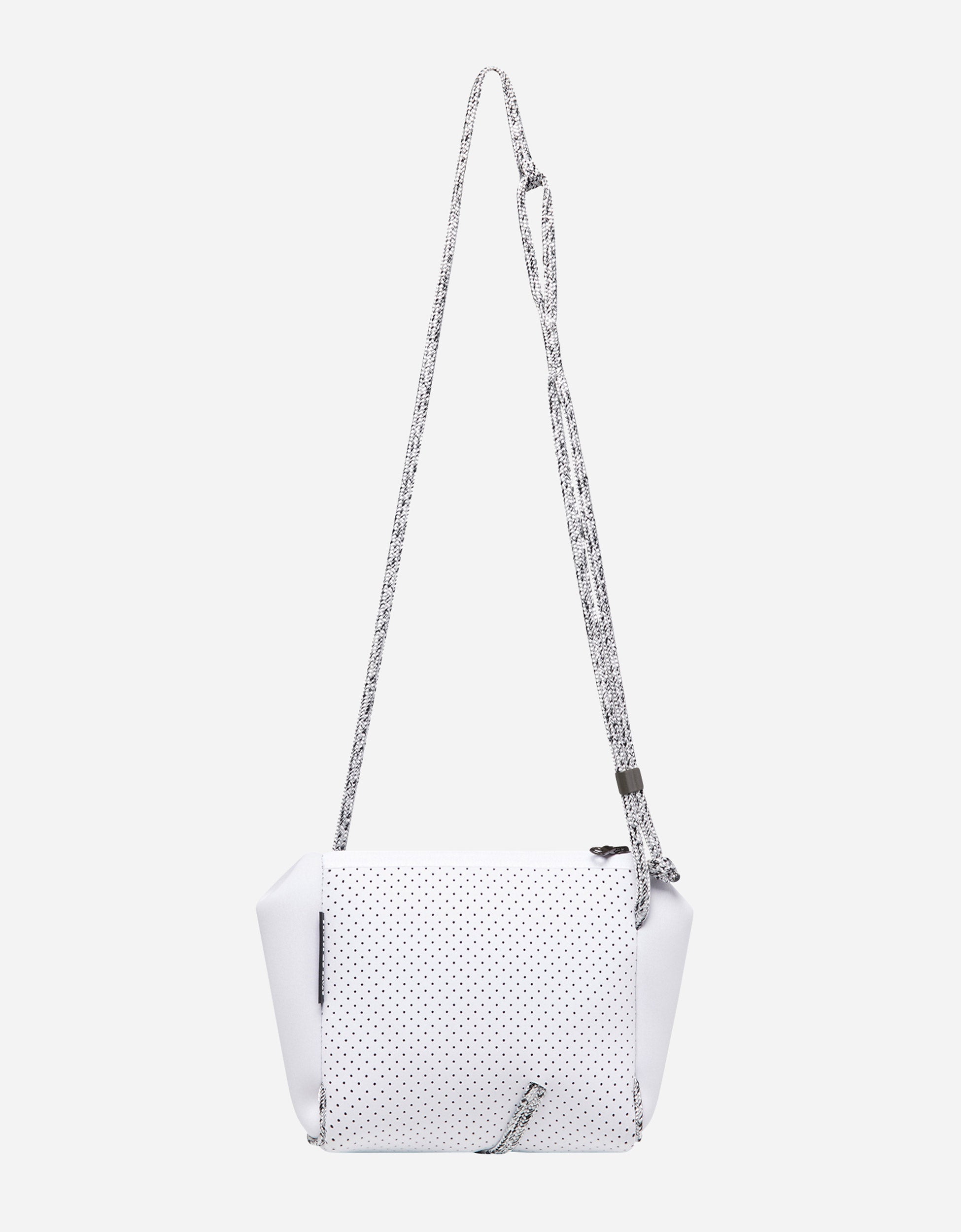 Festival crossbody in white with blended rope