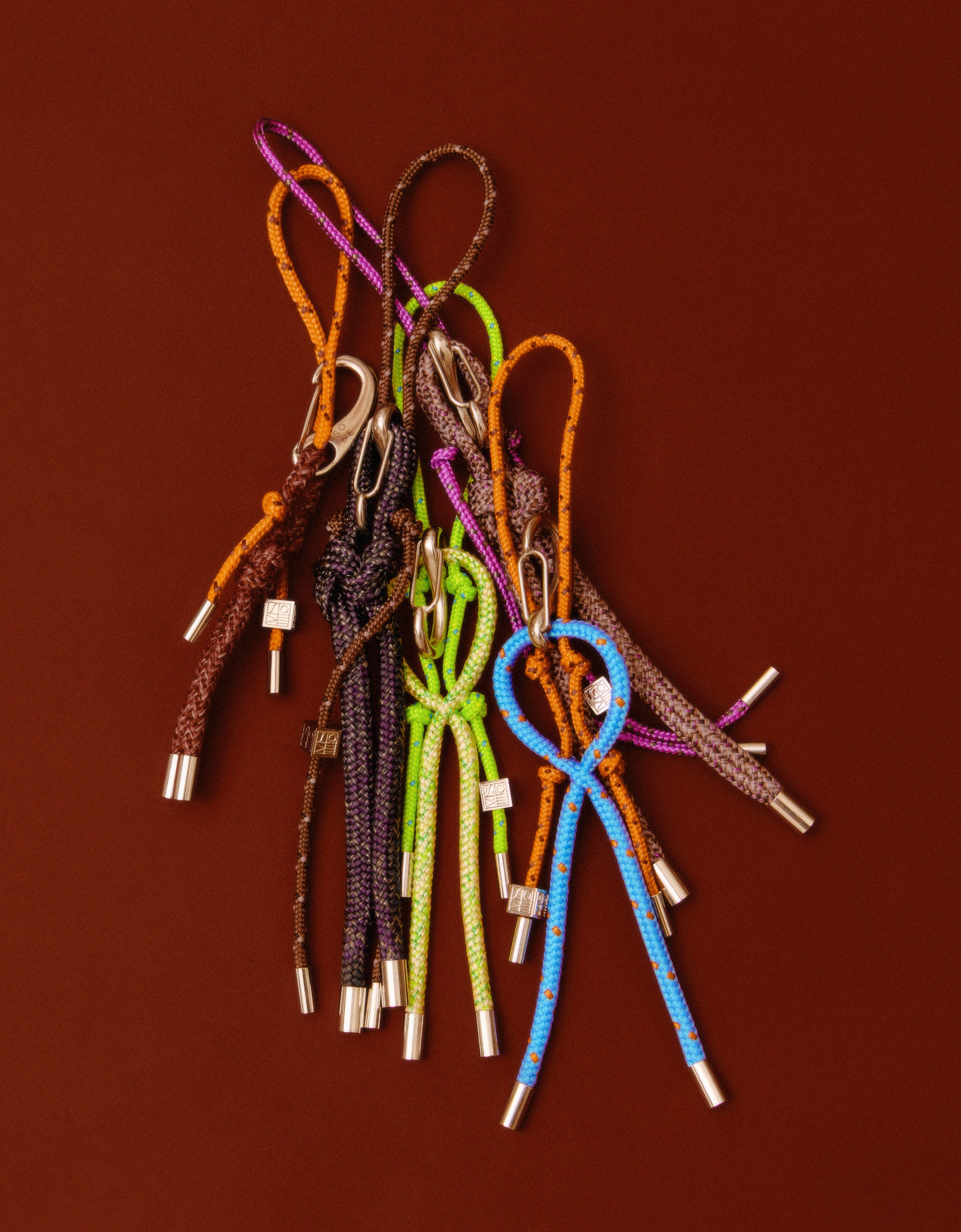 Nina Mini Me bag charm in amethyst/plum