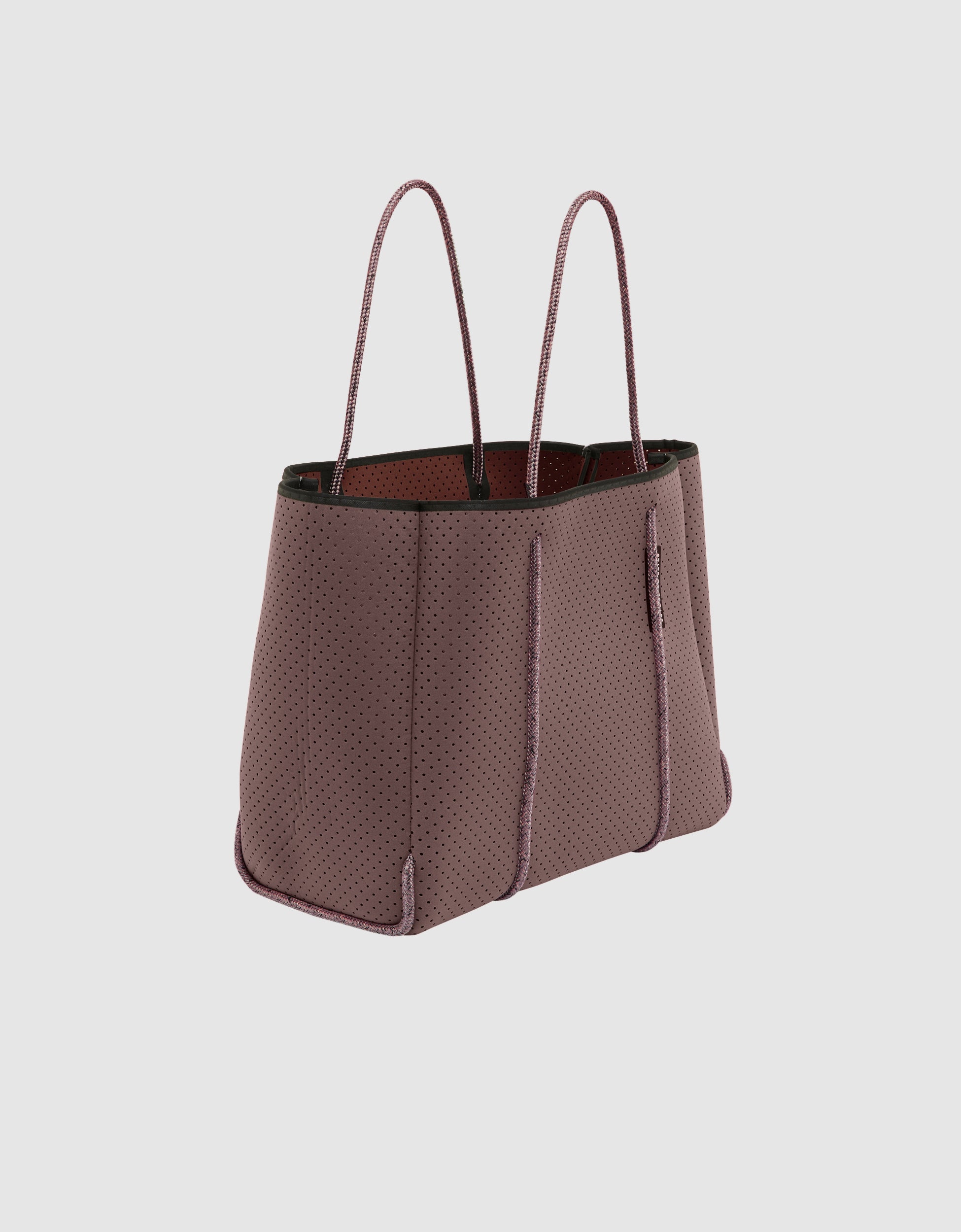 Flying Solo tote in peppercorn / espresso