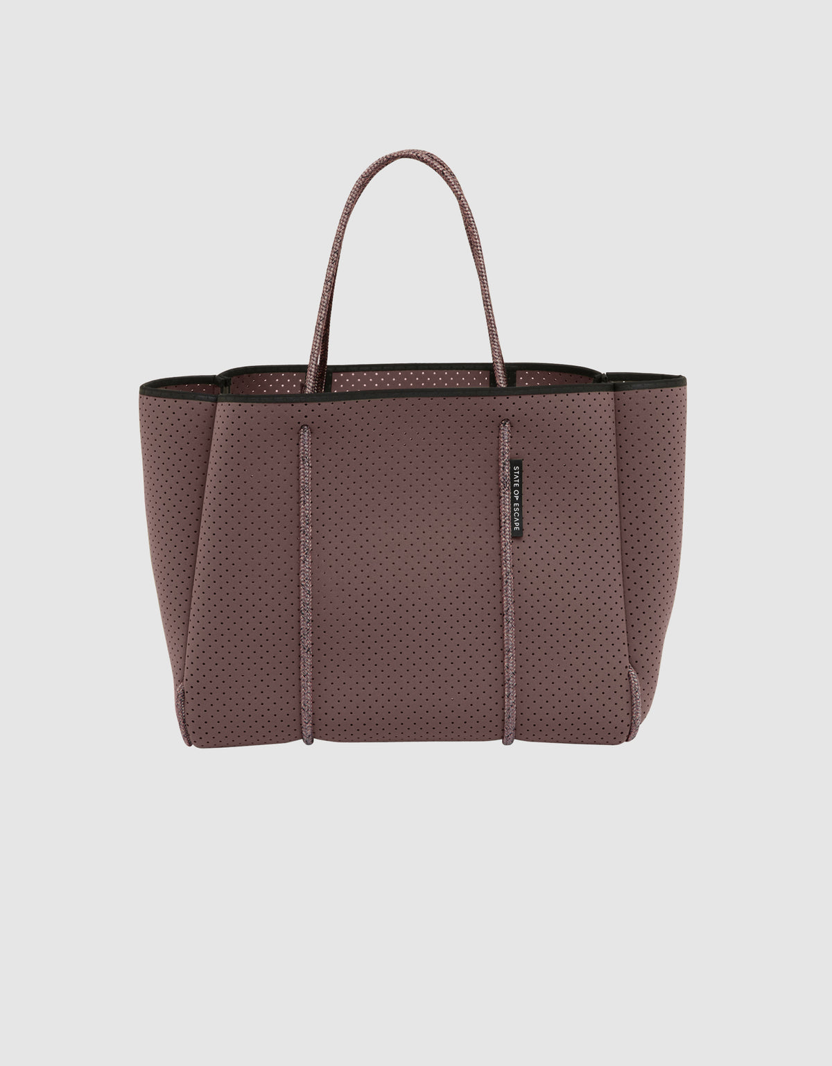 Flying Solo tote in peppercorn