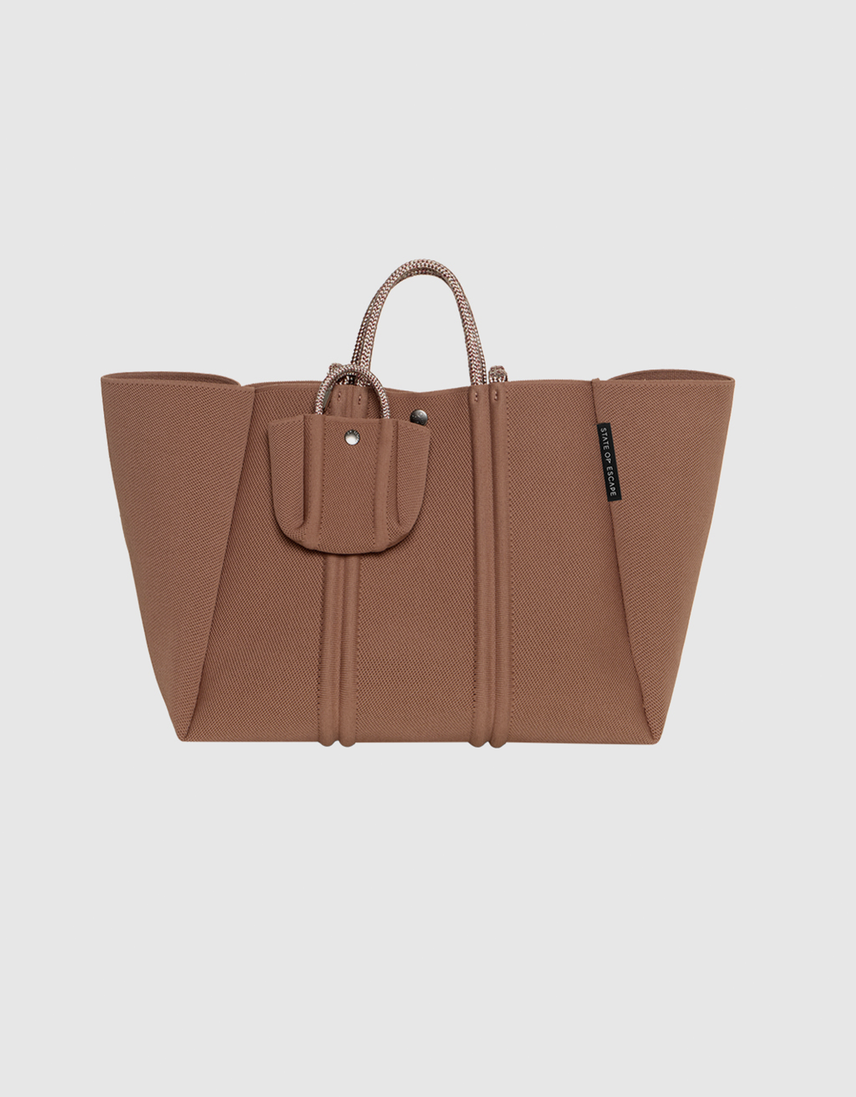 Meridian mini bag charm hazelnut