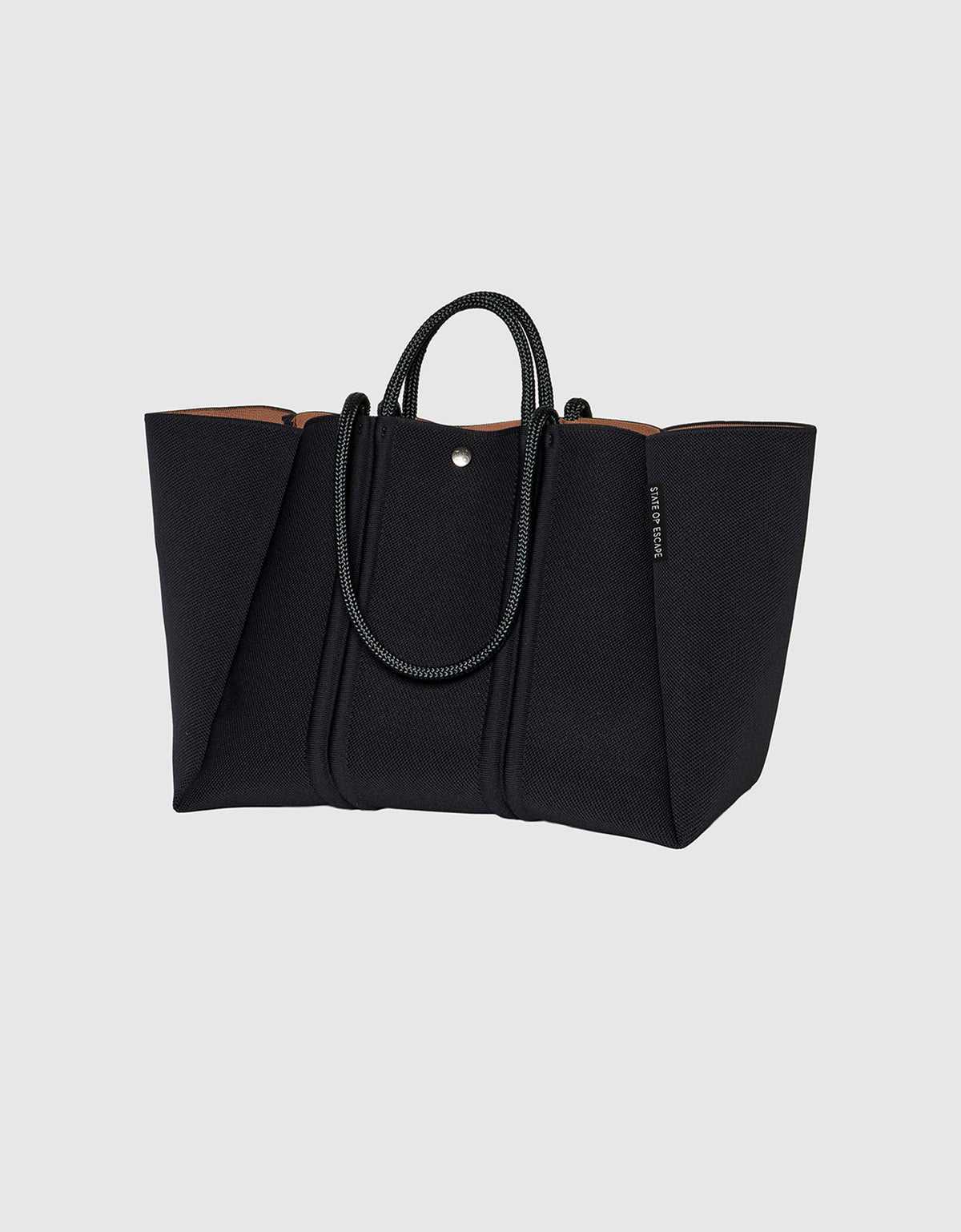 Meridian large tote black / hazelnut