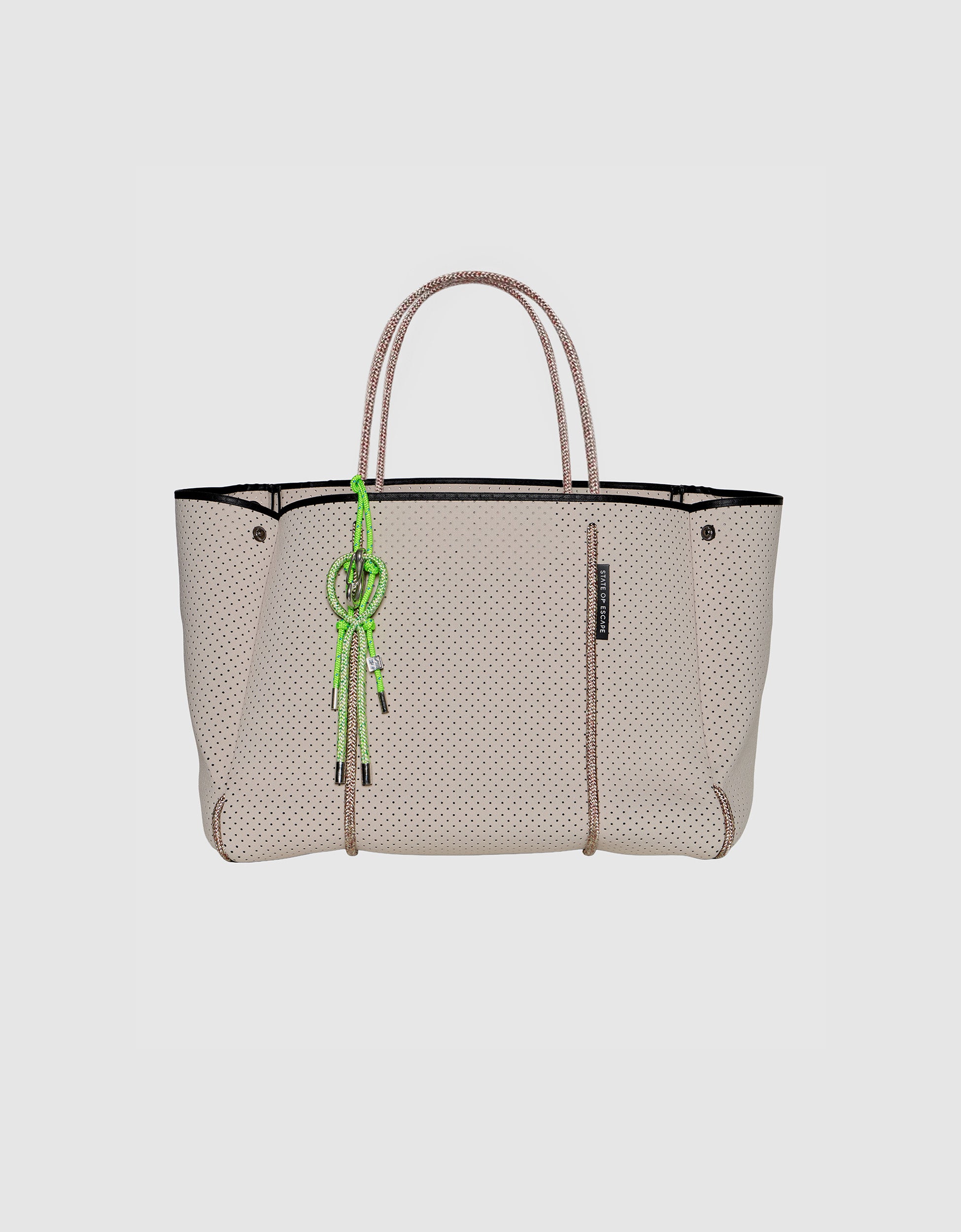 Olivia Mini Me bag charm in apple / mint