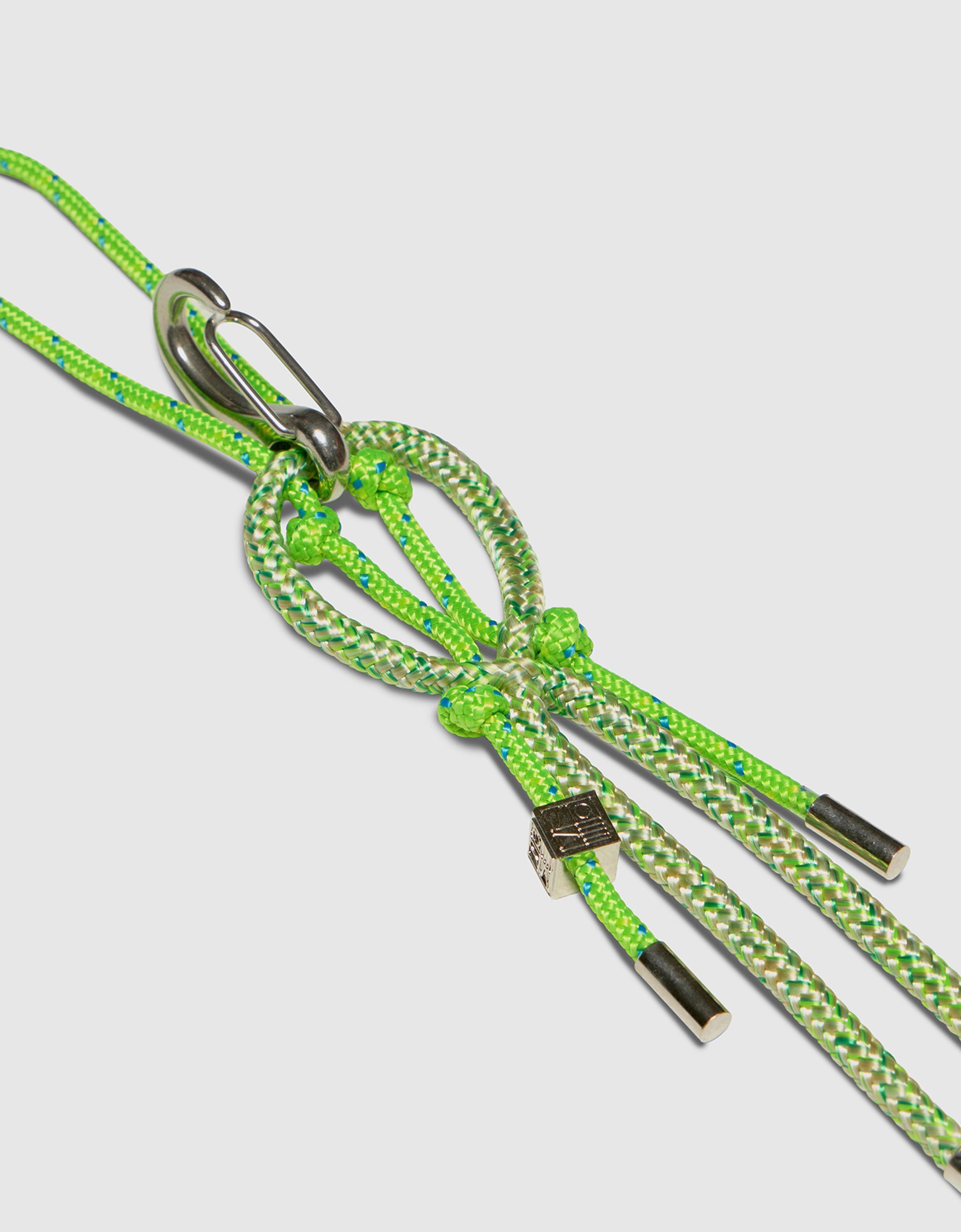 Olivia Mini Me bag charm in apple / mint