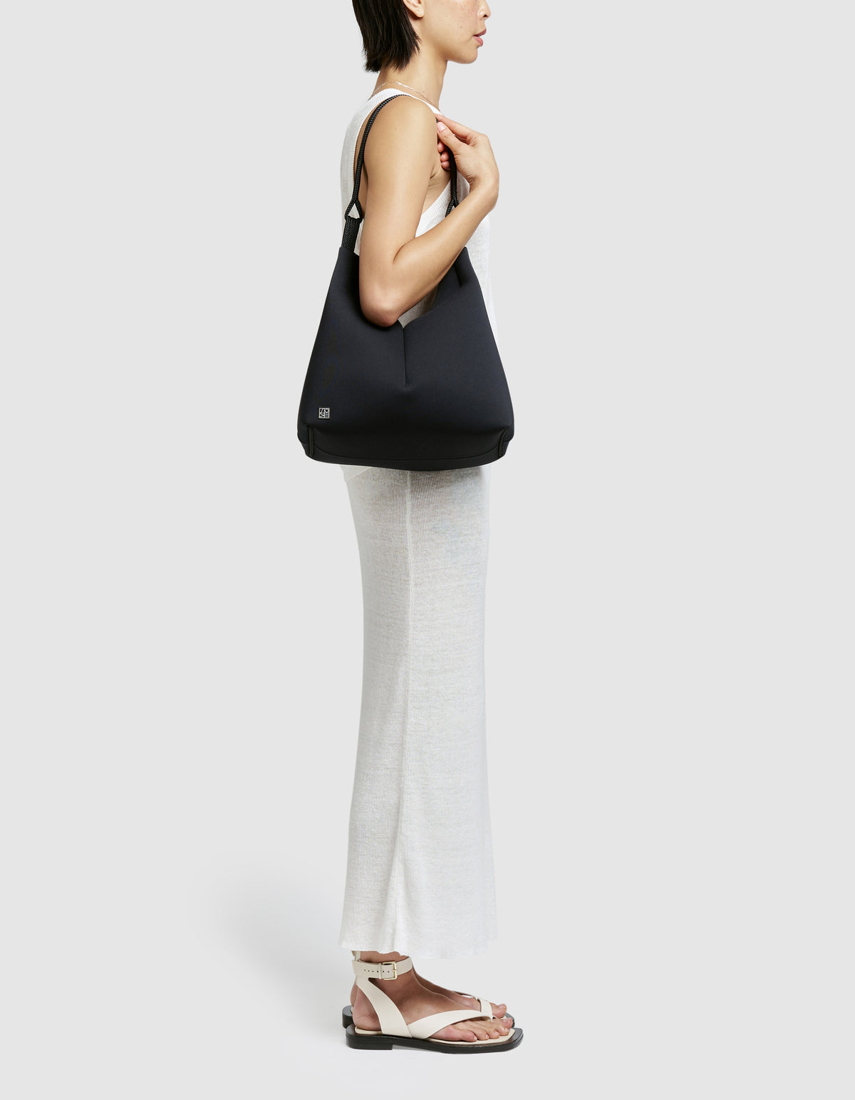 Solstice mini tote in black