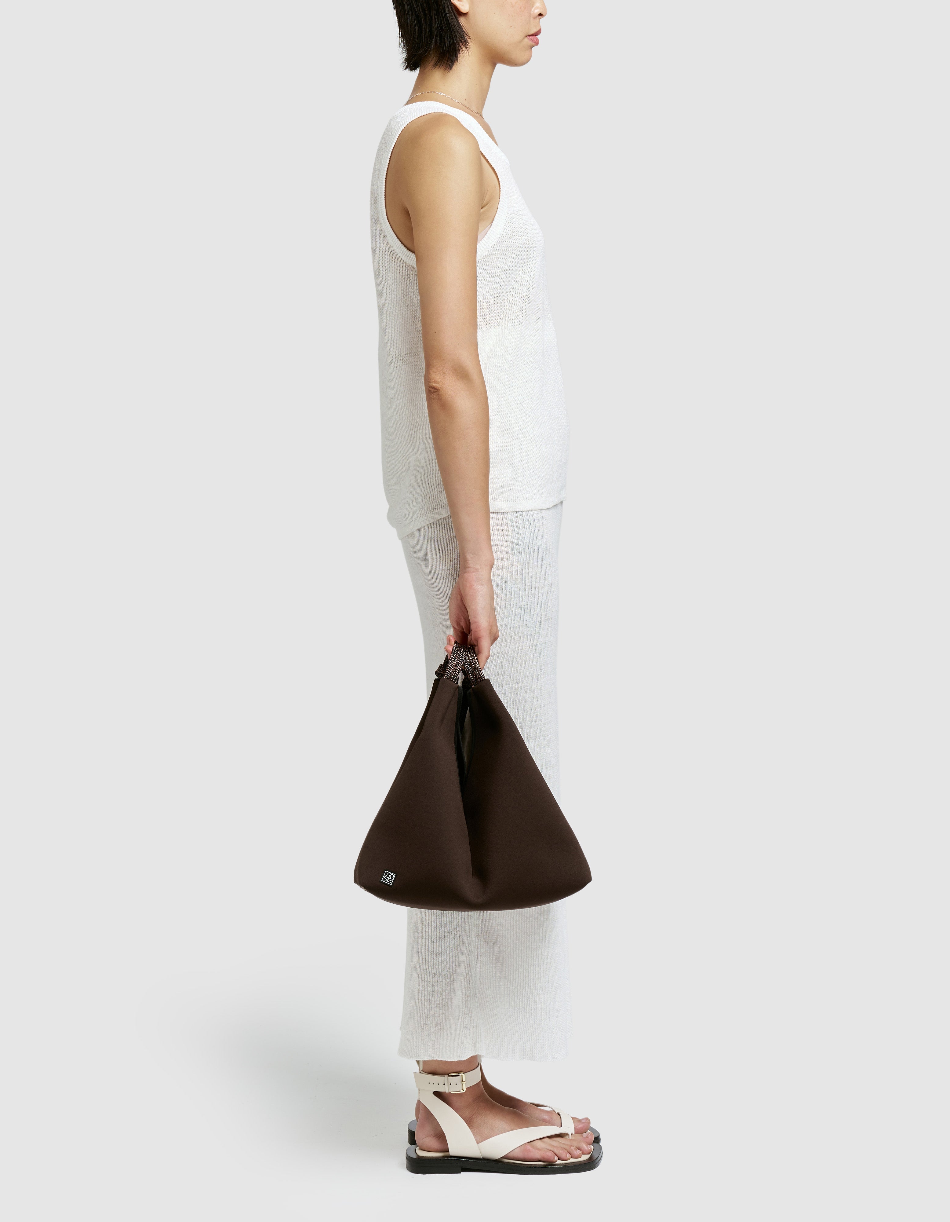 バッグ STATE OF ESCAPE solstice tote mini cacao Solstice mini tote in cacao – State of Escape