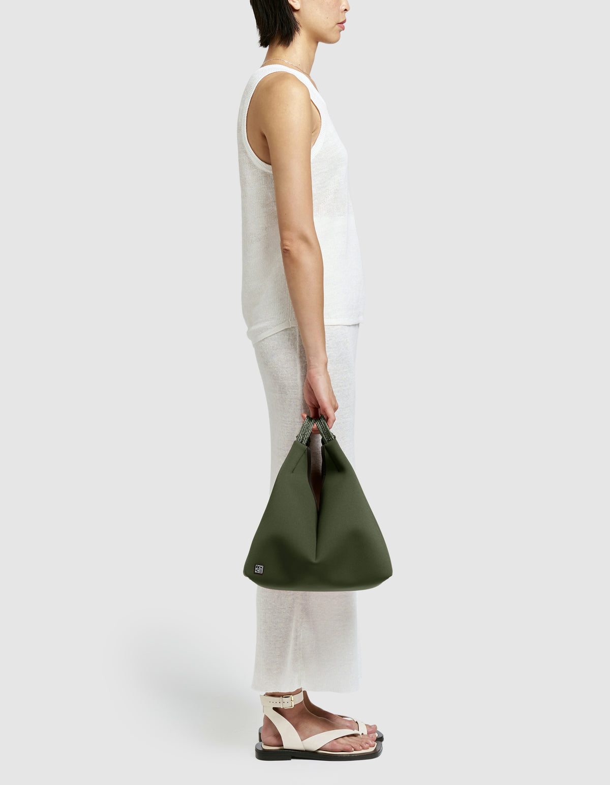 Solstice mini tote smoky moss