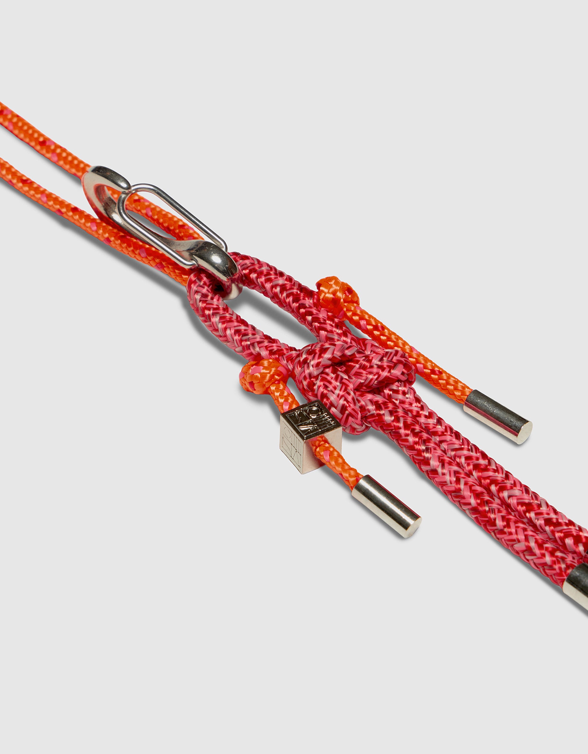 Zoe Mini me bag charm in sunset / hibiscus