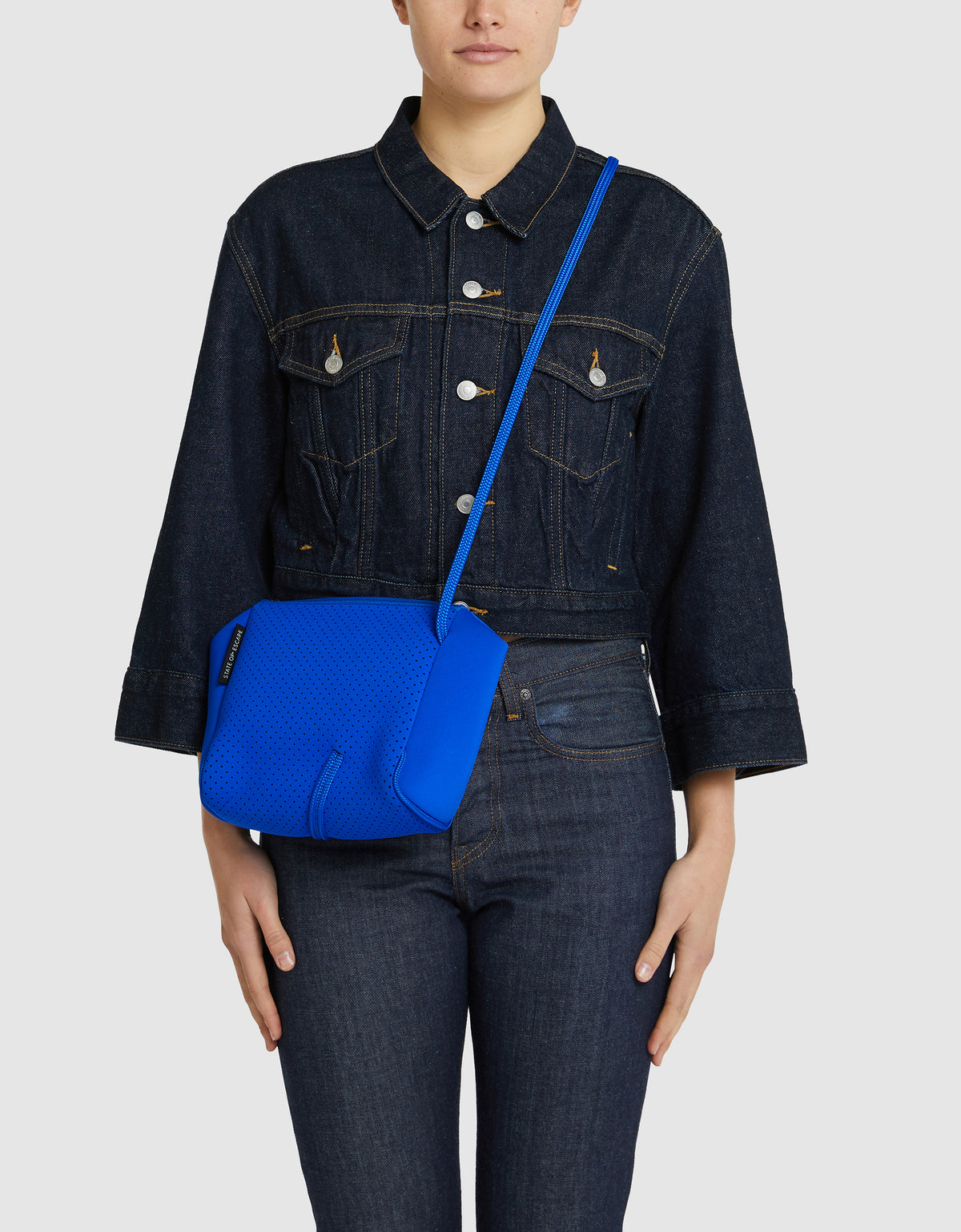 Festival crossbody electric blue