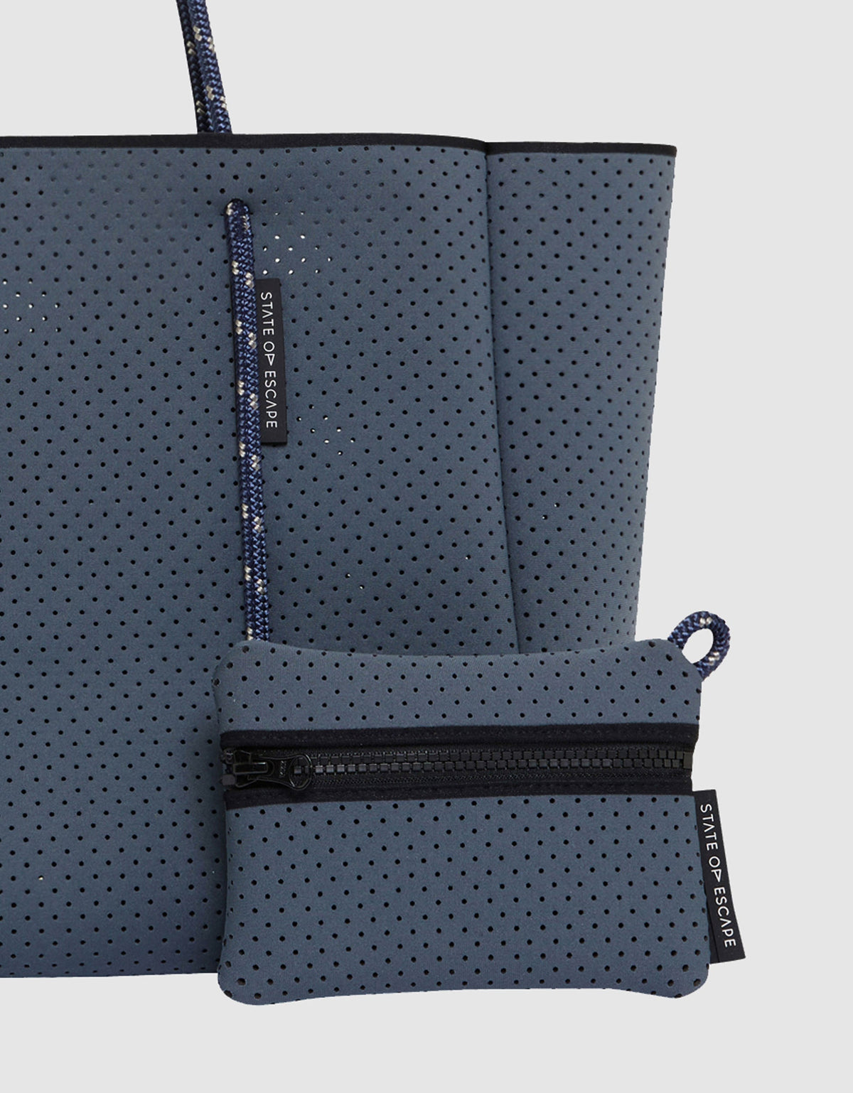 Flying Solo tote pewter