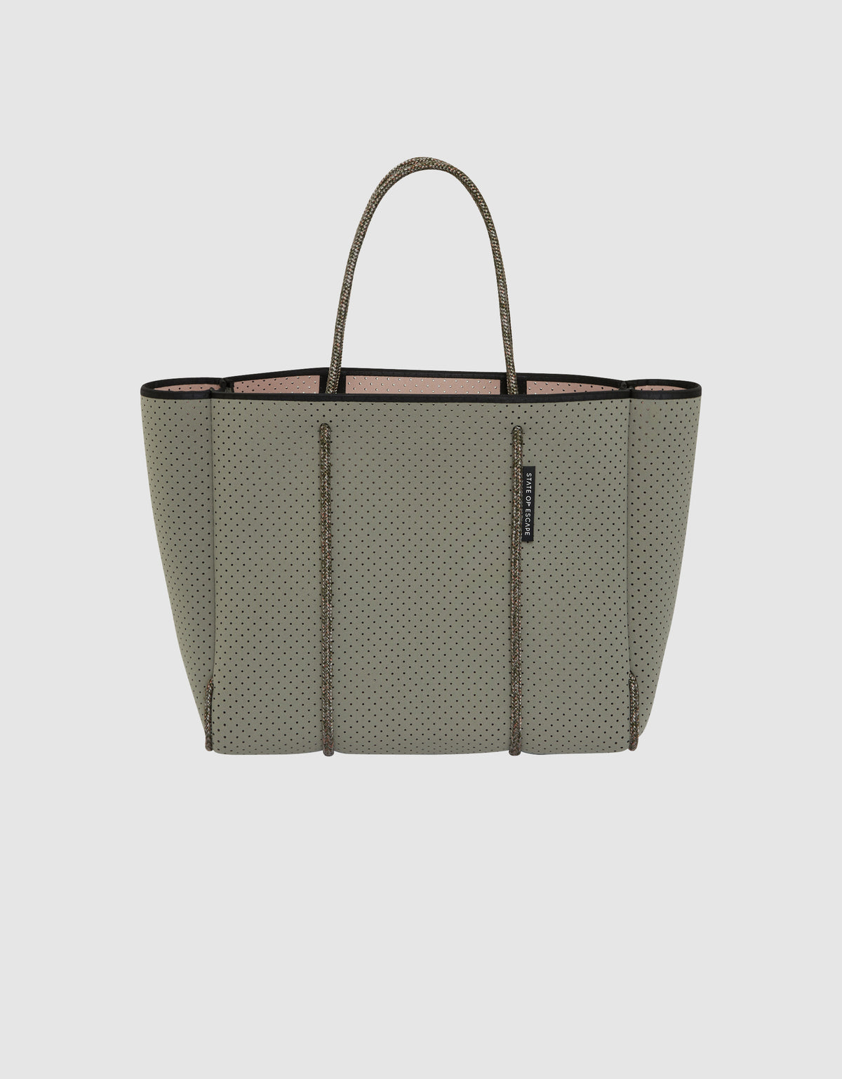 Flying Solo tote in sage / blush (dual tone)
