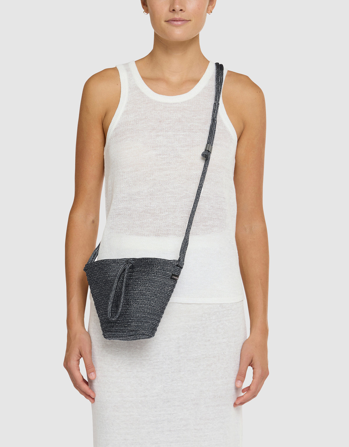 Adrift crossbody in denim