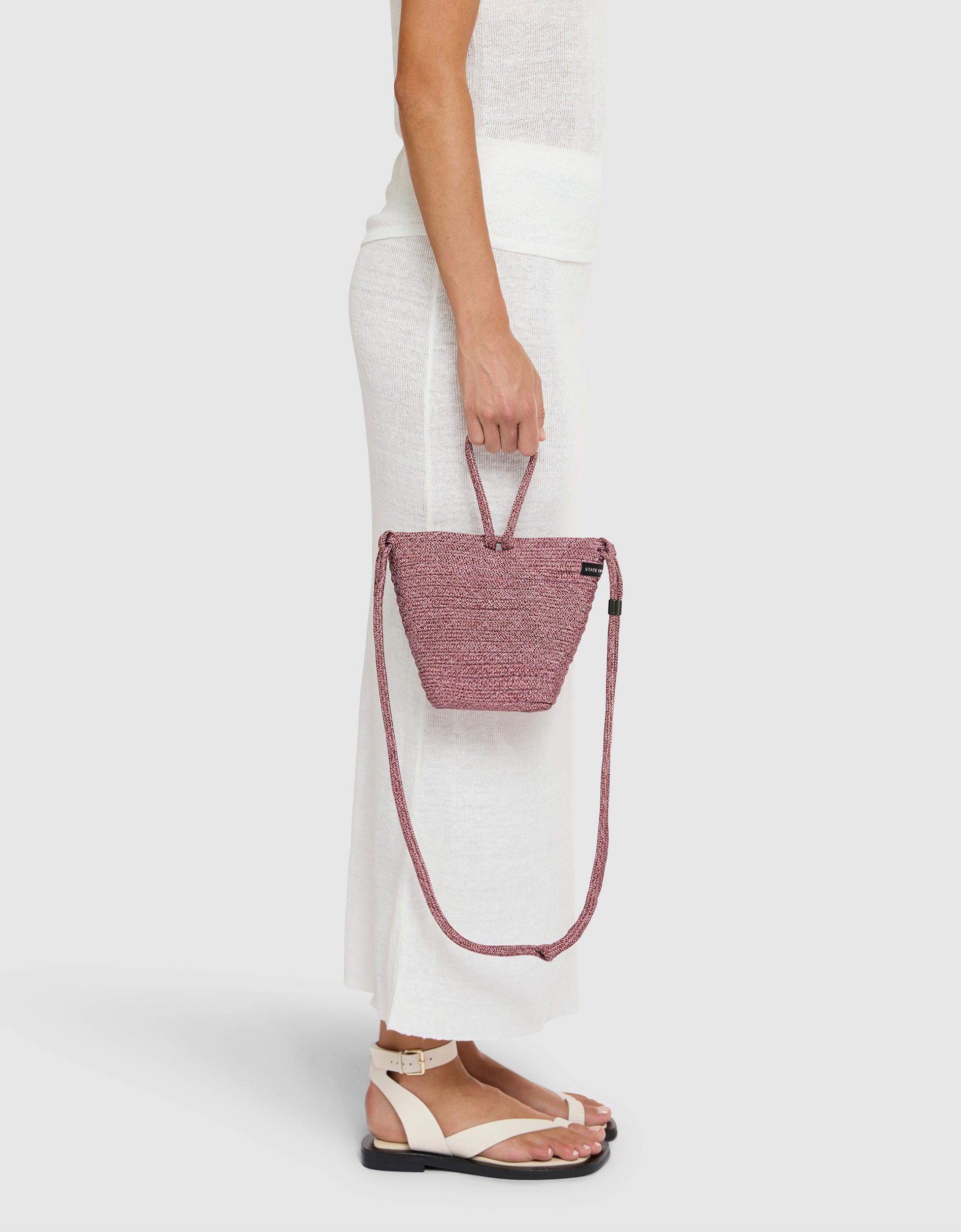 Adrift crossbody in elderberry