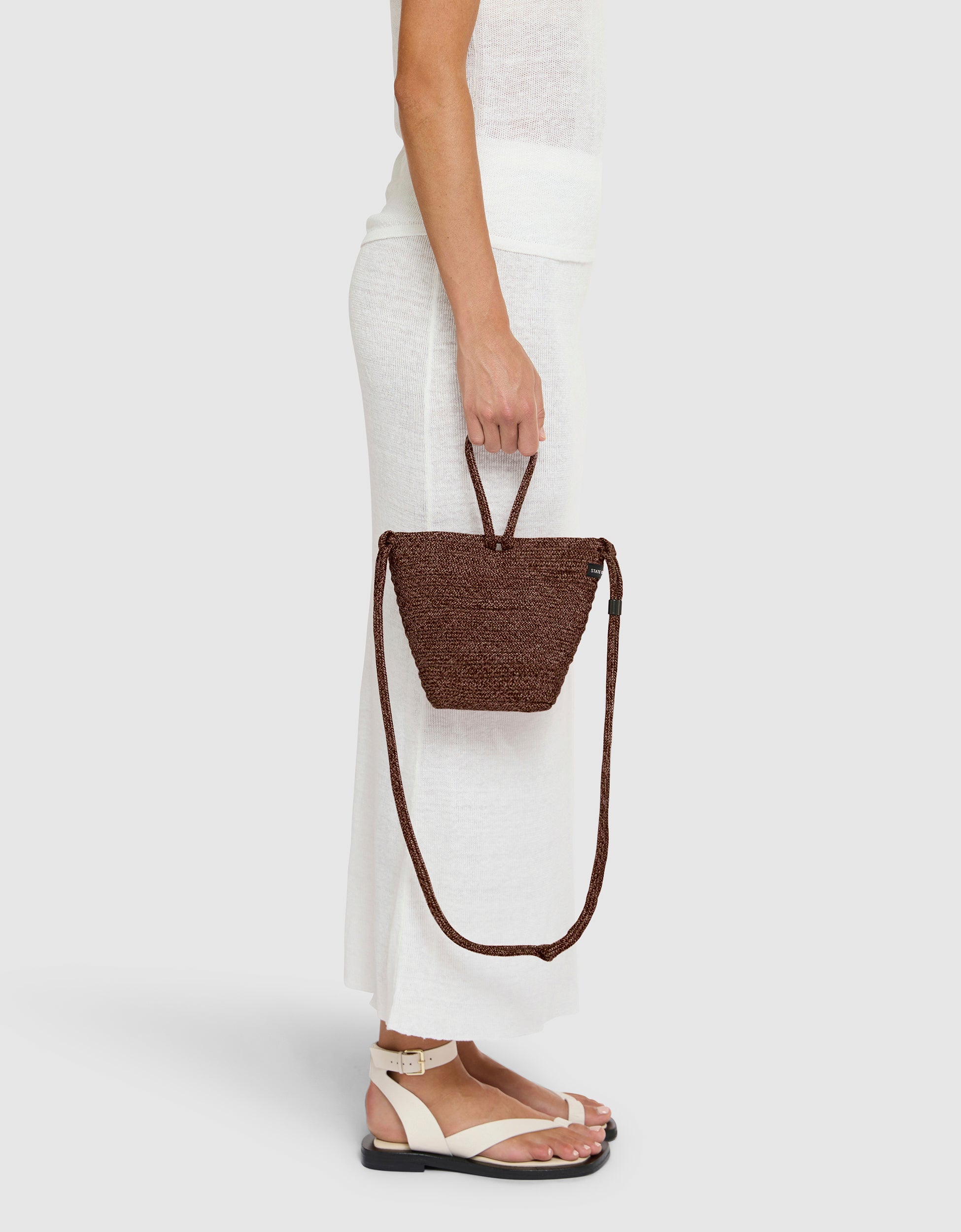 Adrift crossbody in french roast