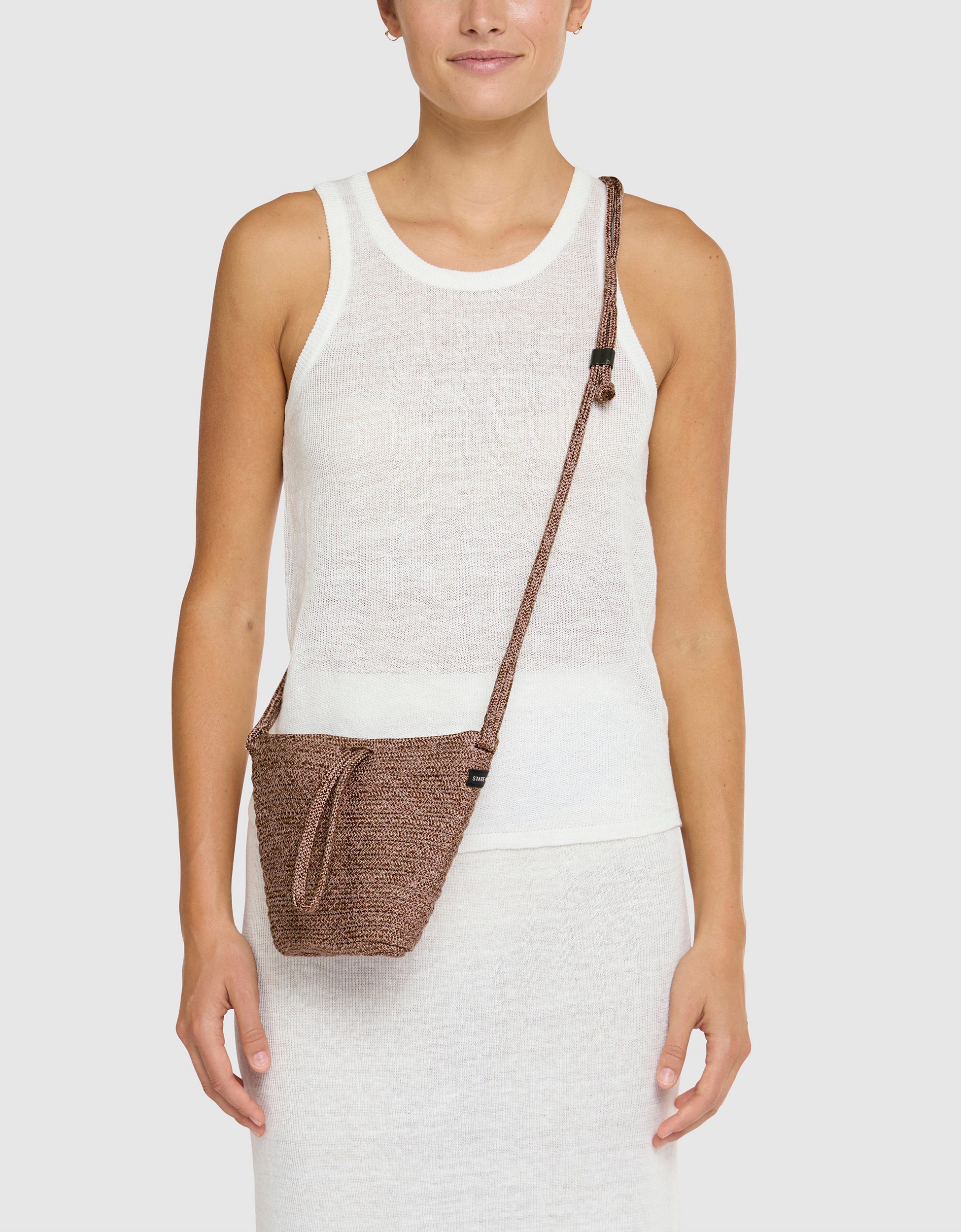 Adrift crossbody in nougat