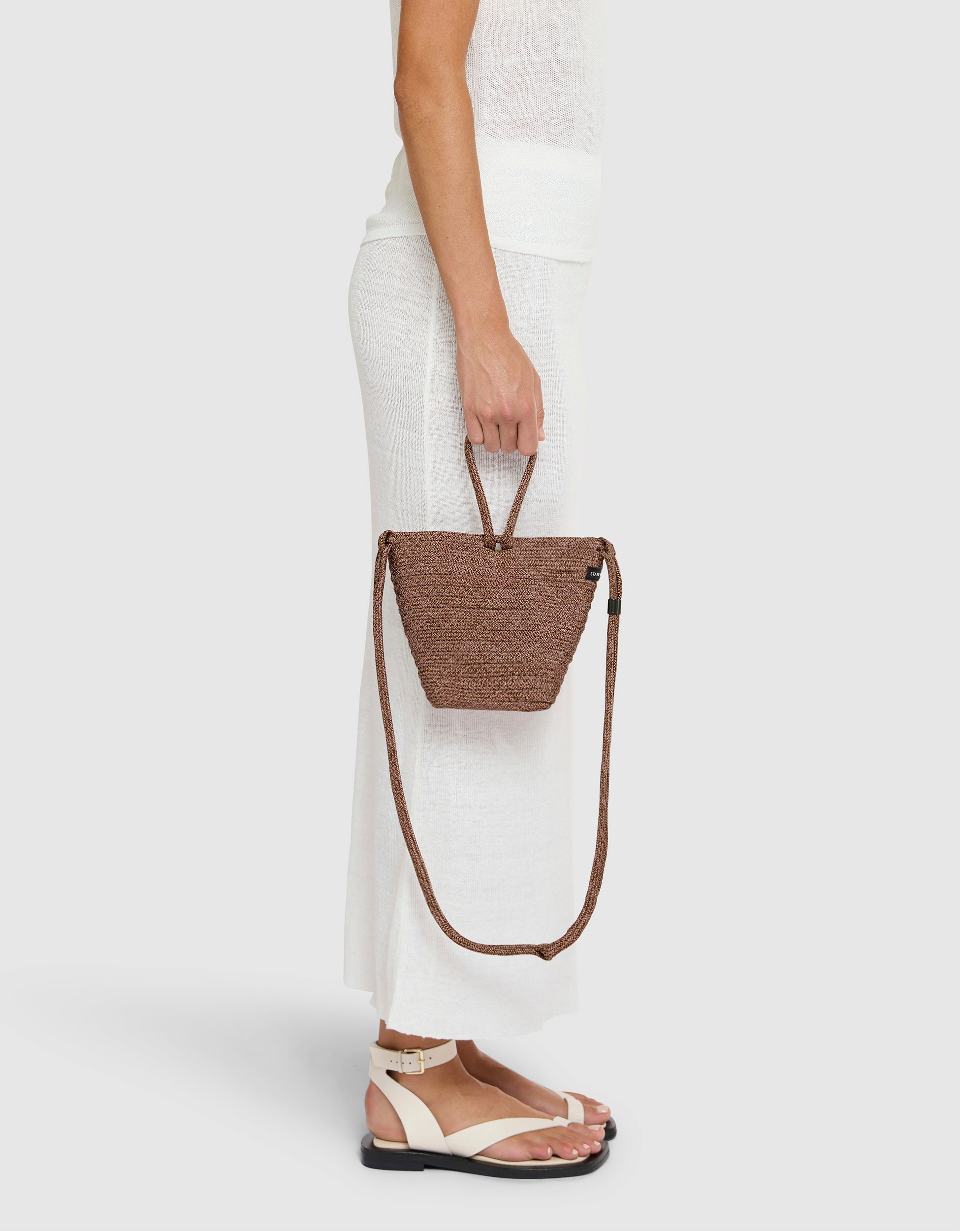 Adrift crossbody in nougat