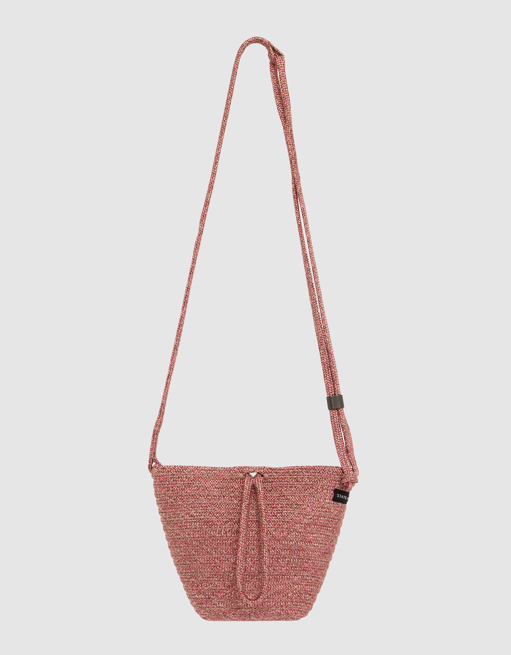Adrift crossbody in salmon