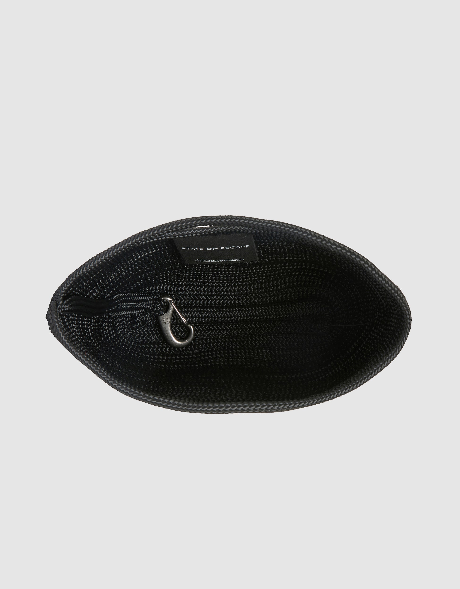 Adrift clutch large in black