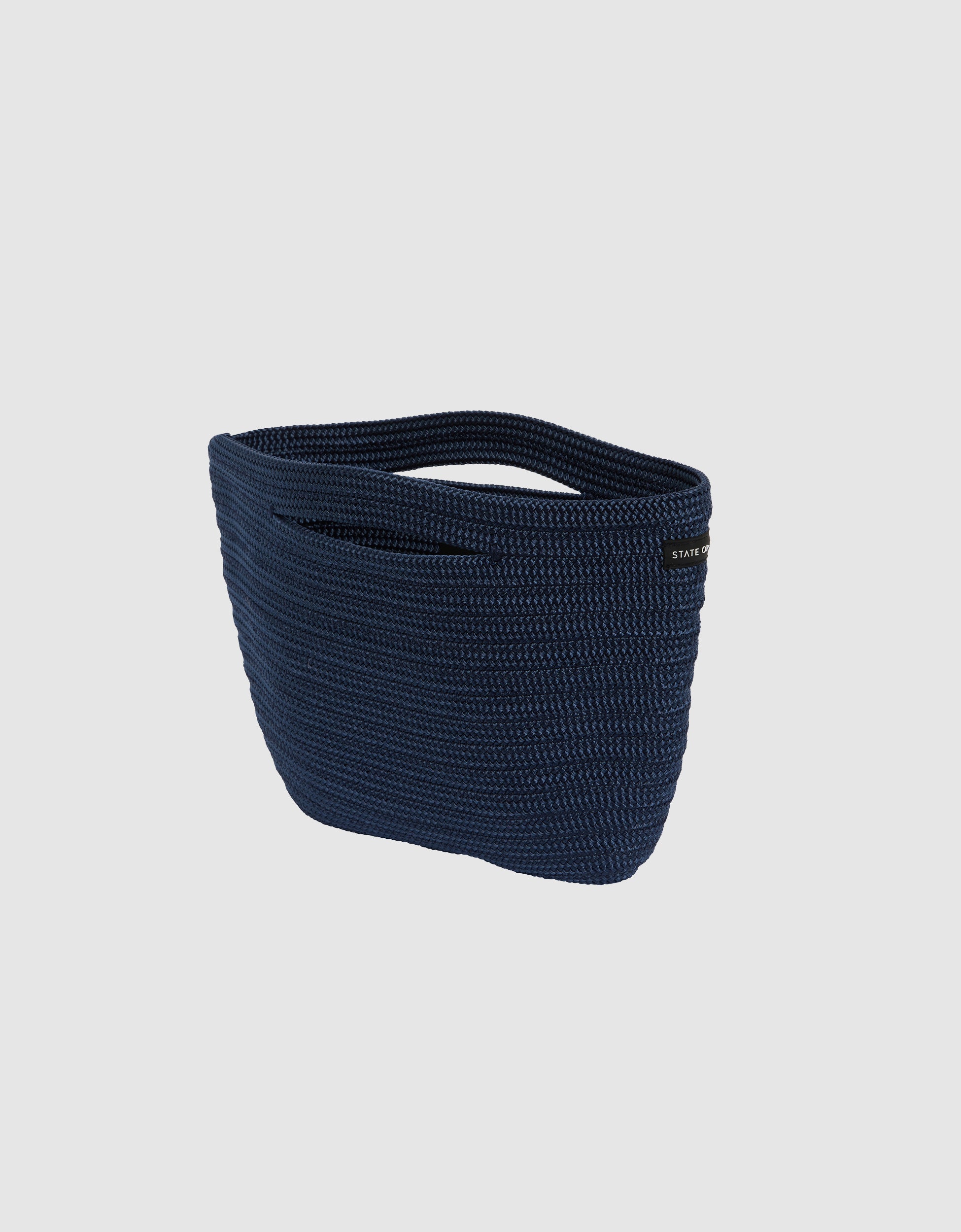 Adrift clutch large in navy