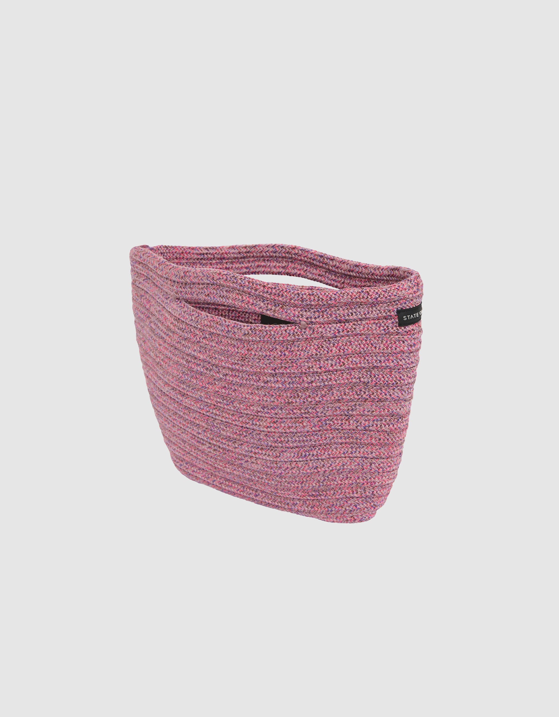 Adrift clutch large in rosebud