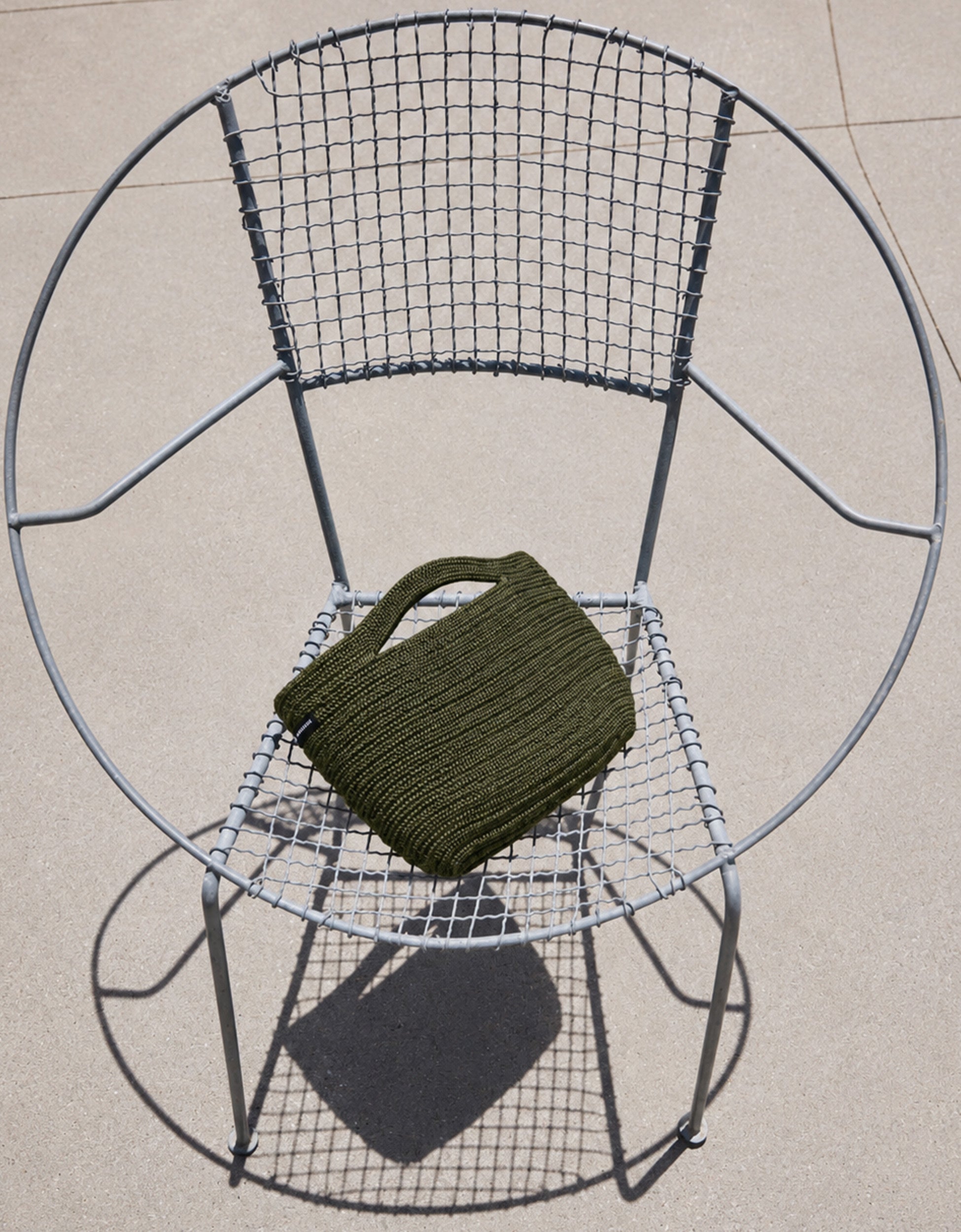 Adrift clutch large in khaki