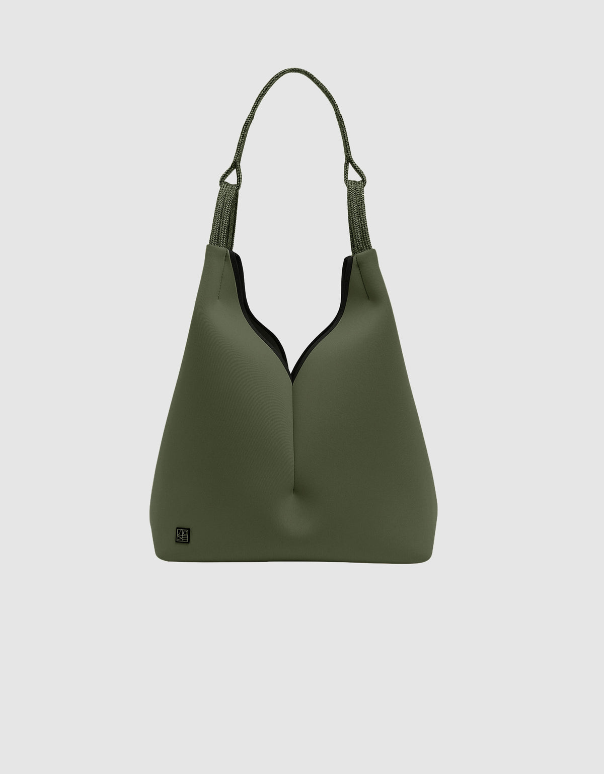 Solstice tote in smoky moss