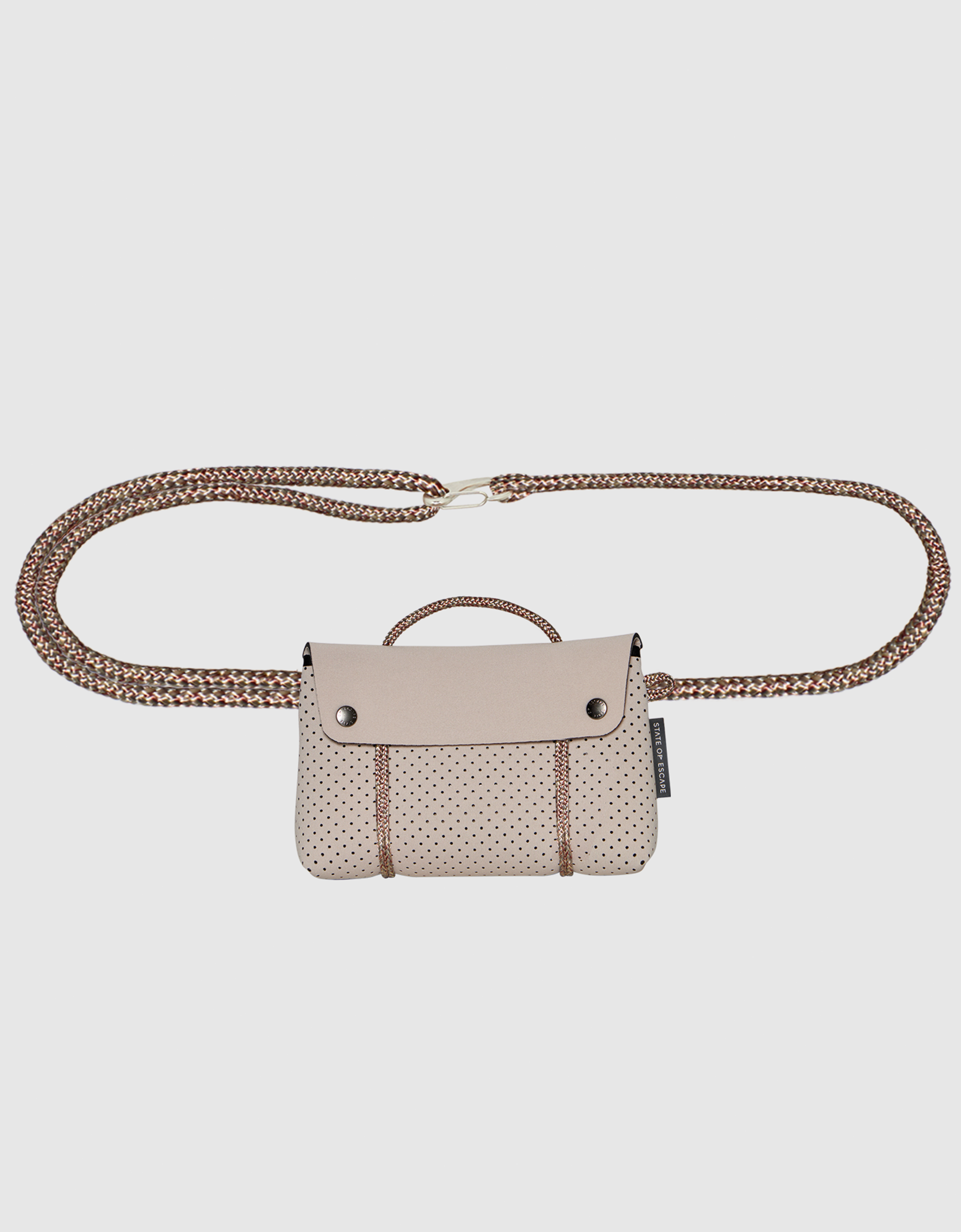 Compass kit crossbody in stone