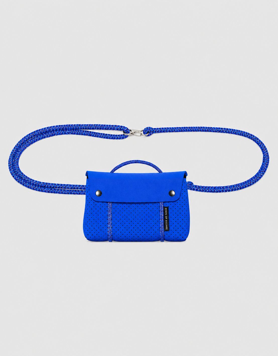 Compass Kit crossbody in electric blue