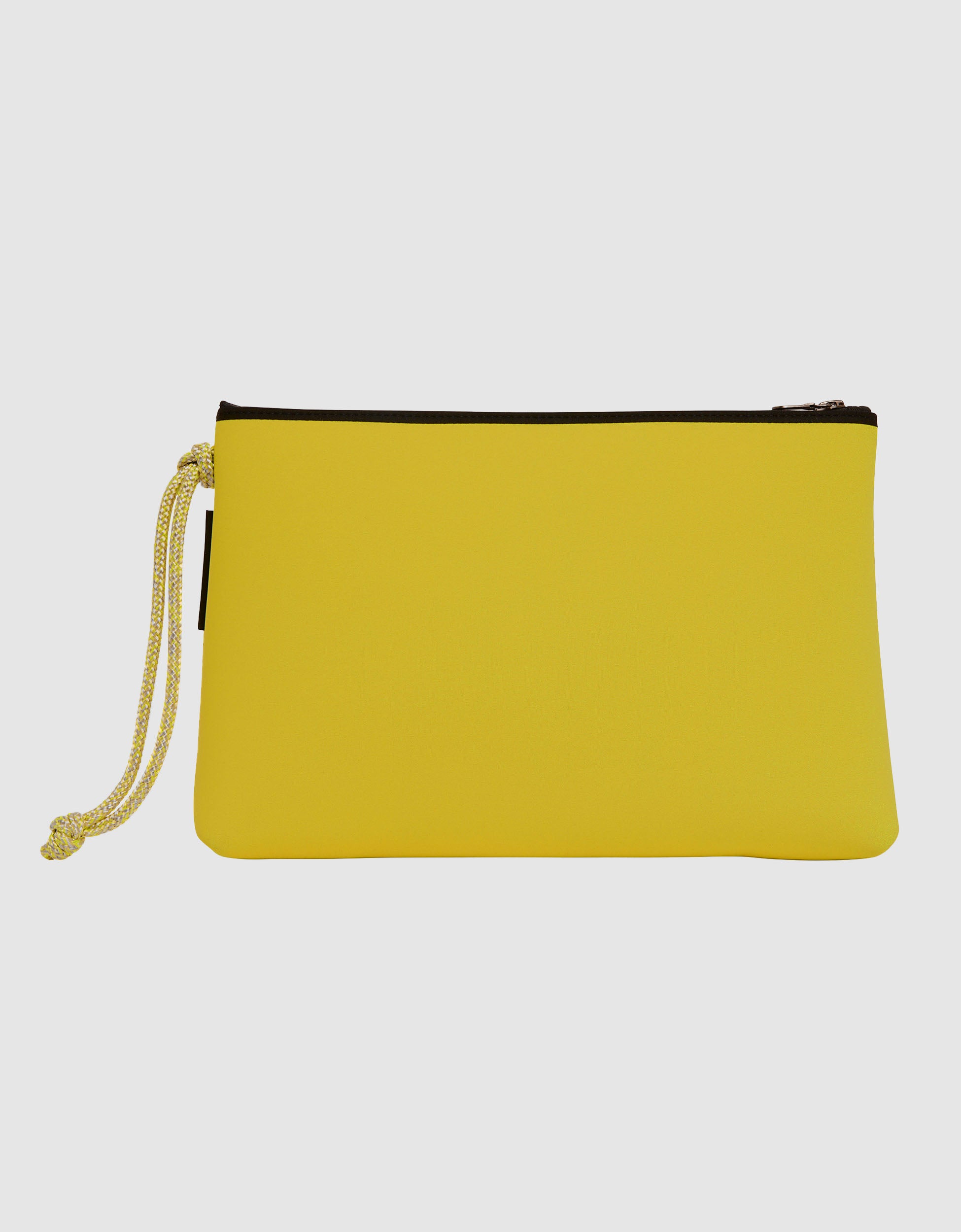 Everyday large pouch in chartreuse