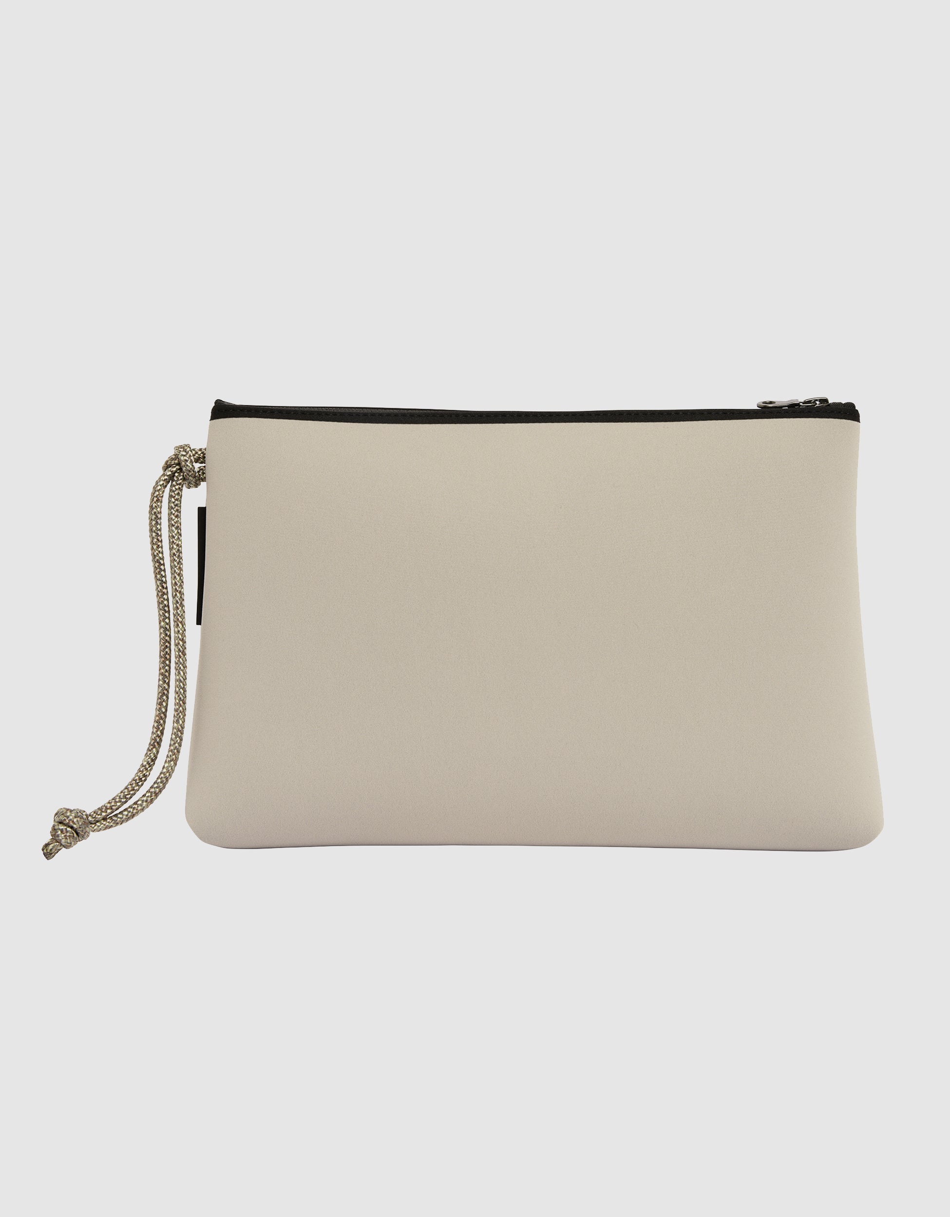 Everyday large pouch in stone