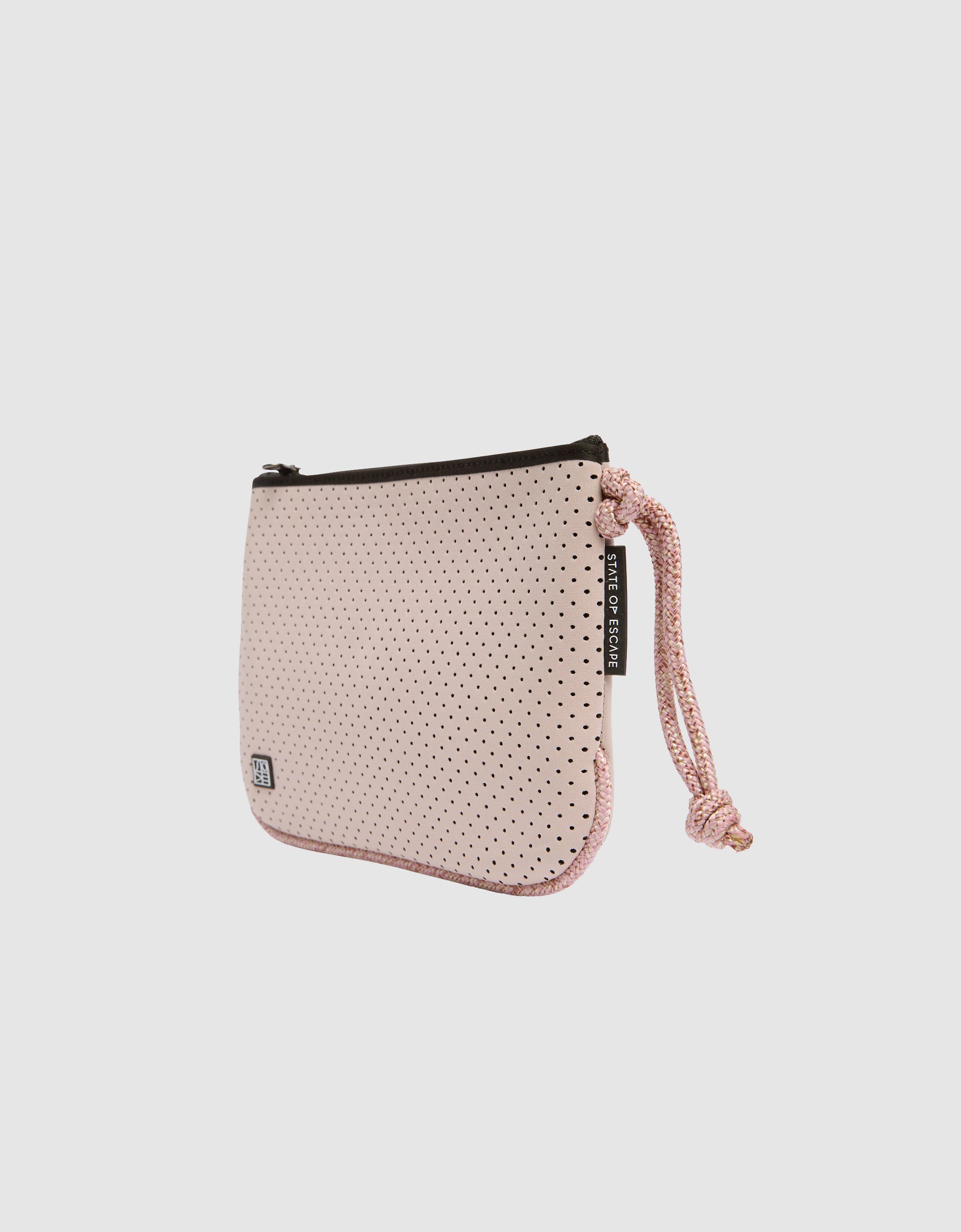 Everyday medium flat pouch in blush