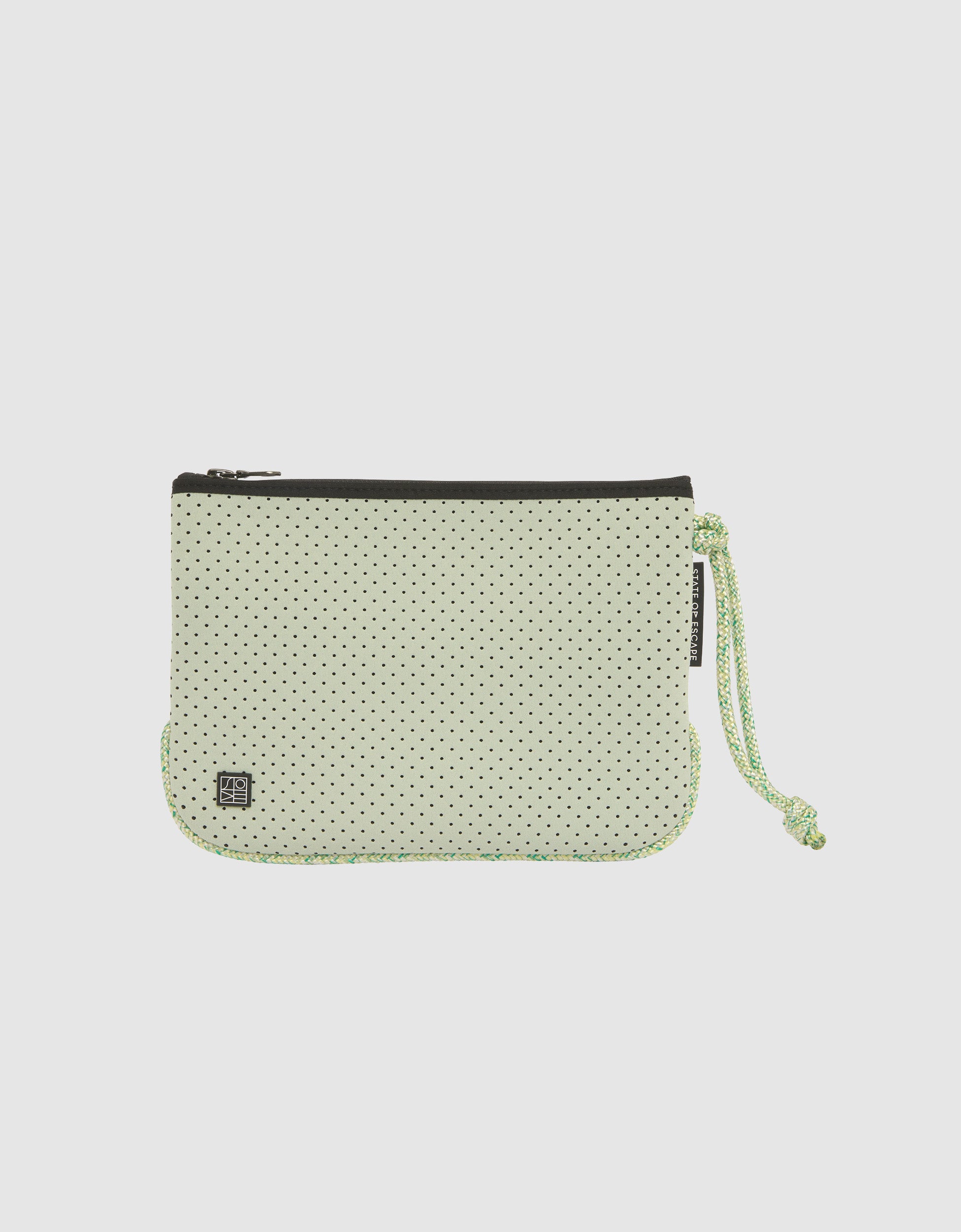 Everyday medium flat pouch in seafoam
