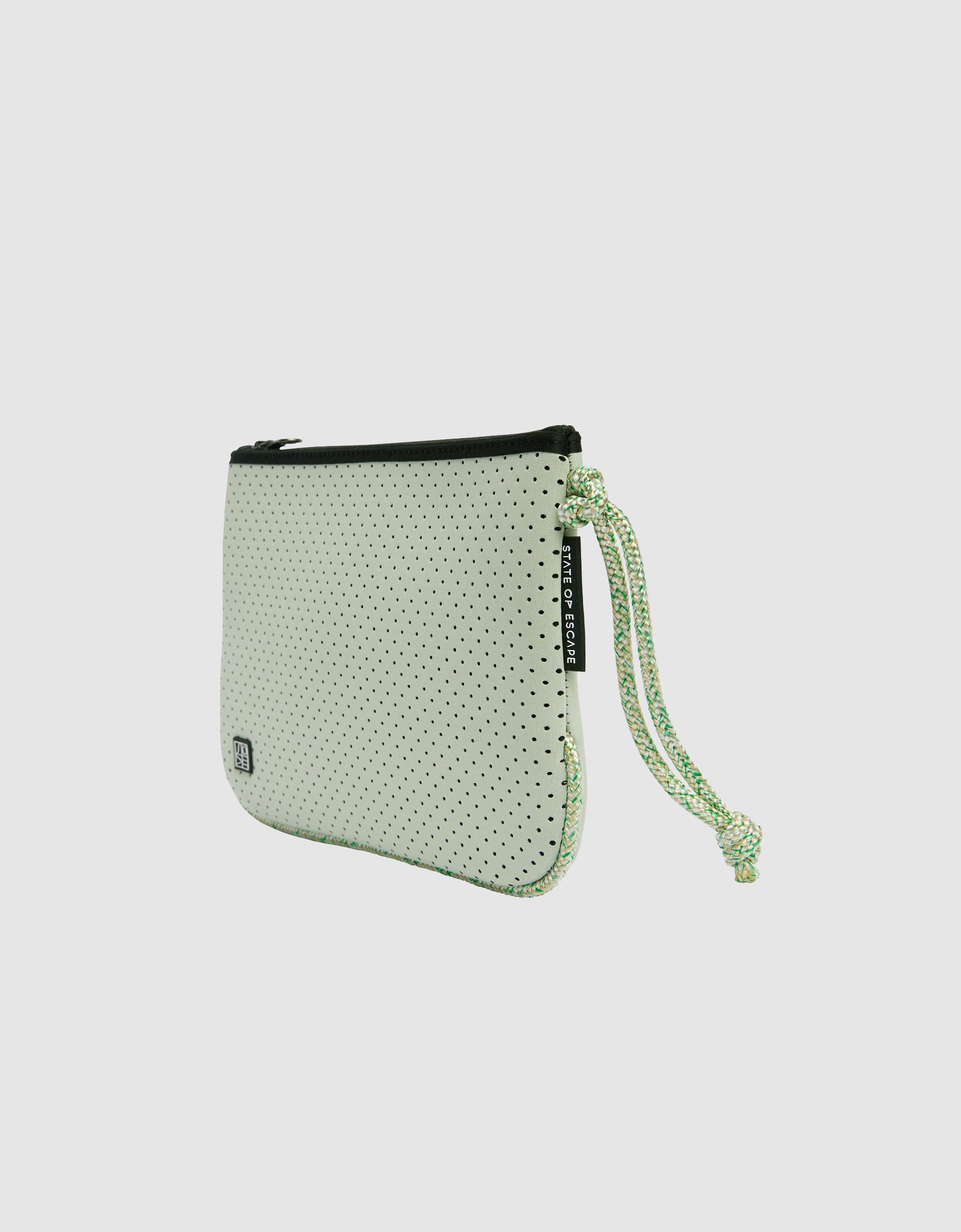 Everyday medium flat pouch in seafoam