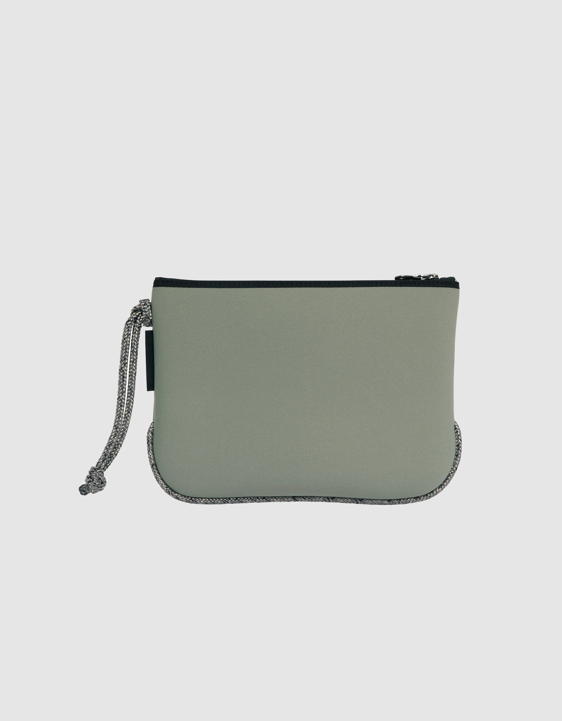 Everyday medium flat pouch in sage green