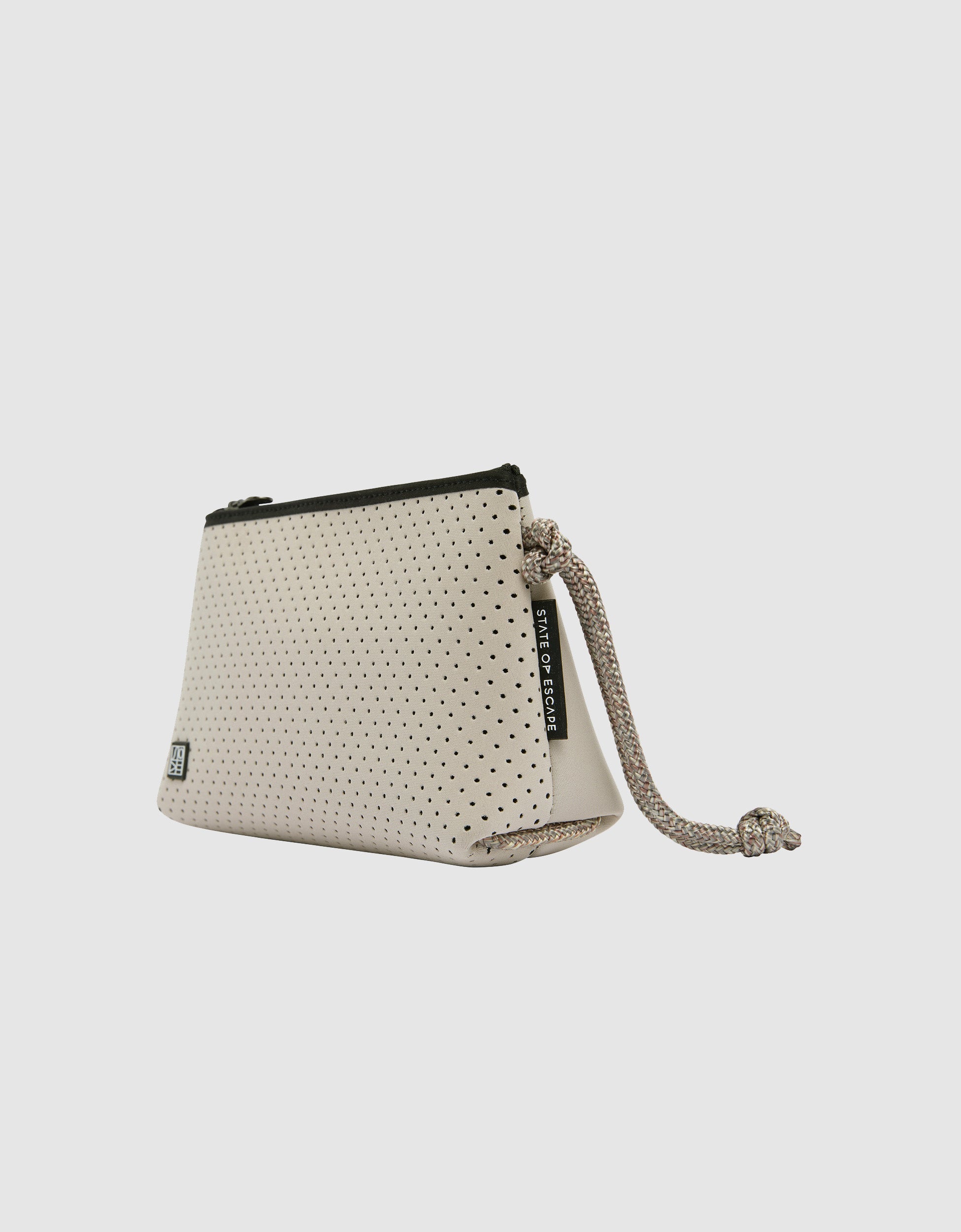 Everyday medium pouch in stone
