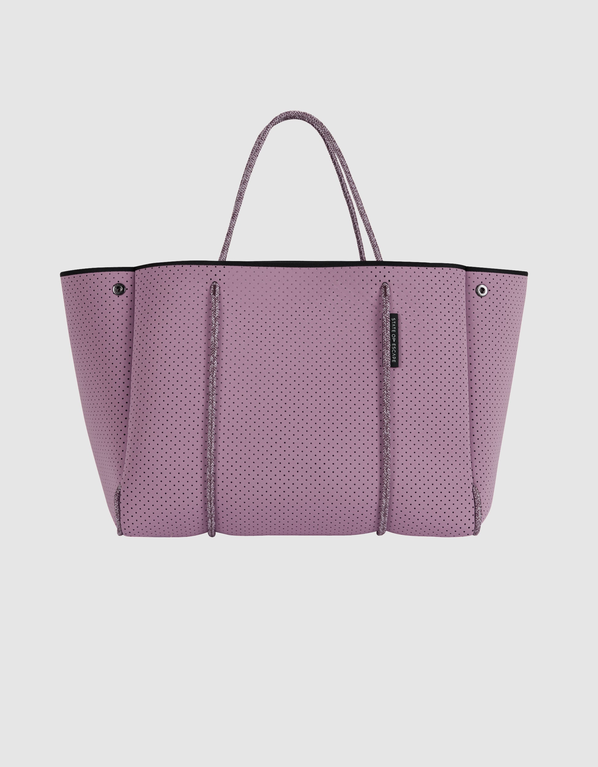 バッグ Scoop and Escape Large Tote nevy Escape™ Tote Bag In Pewter- Navy – State of Escape