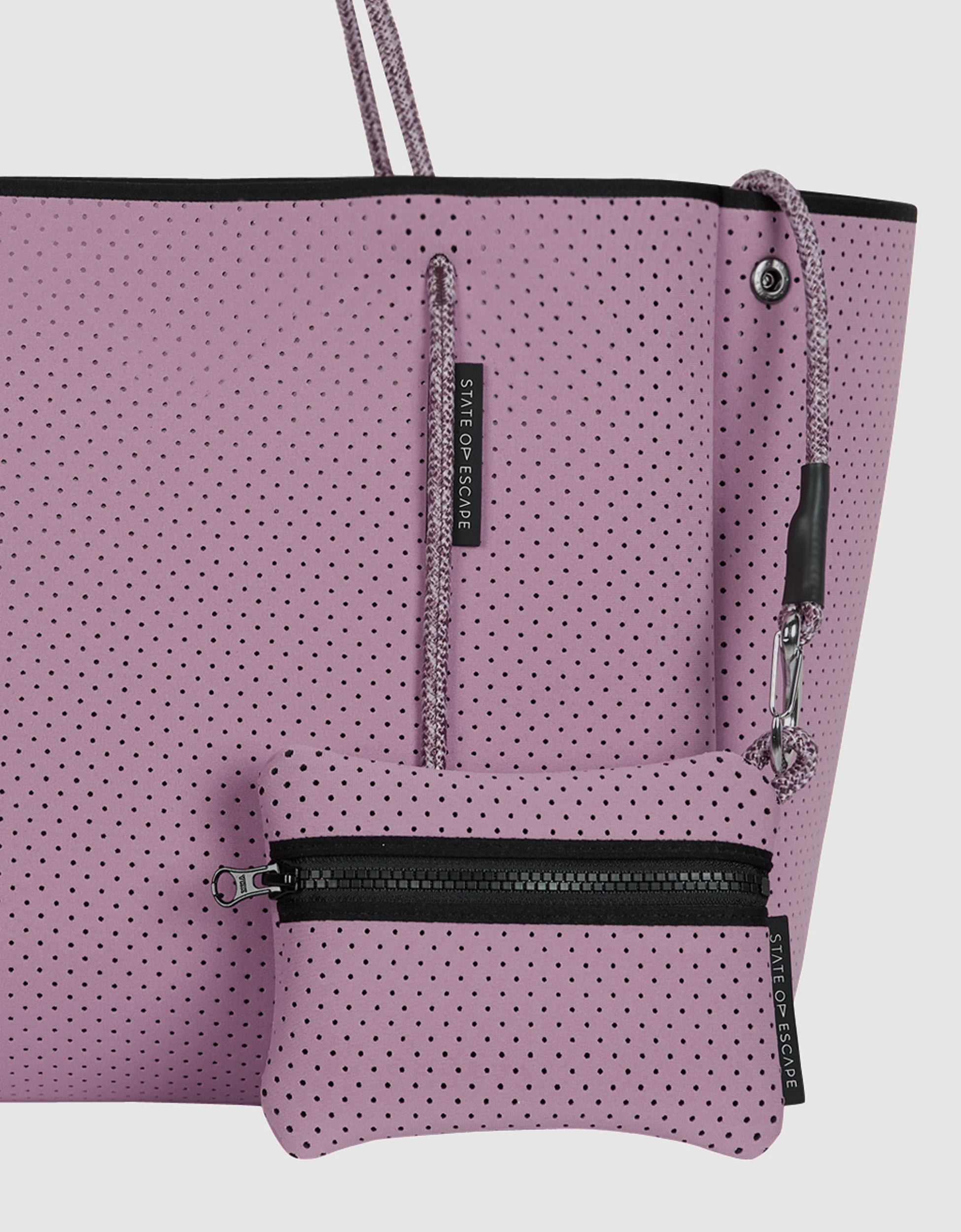 Escape tote in orchid