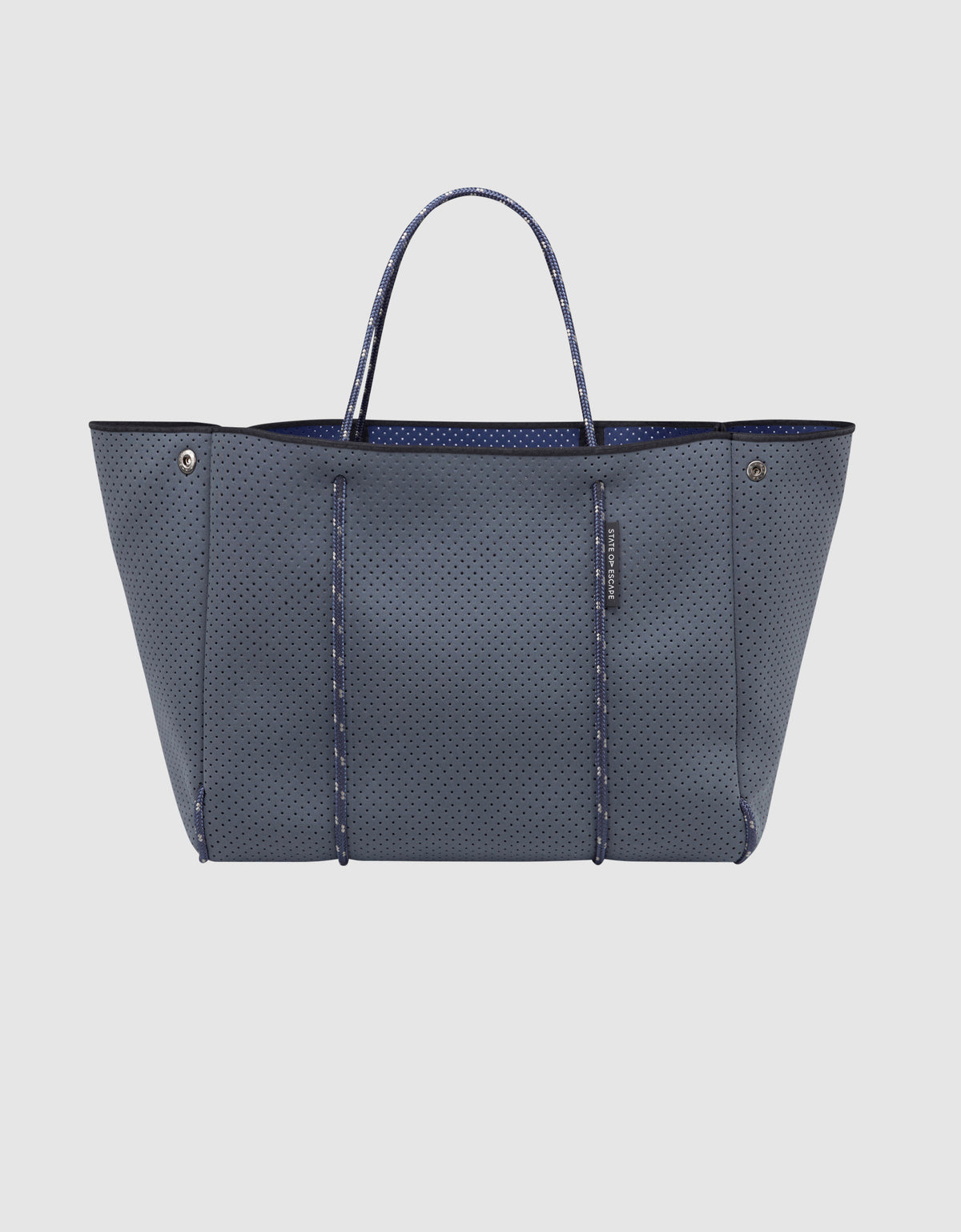 Escape™ tote in pewter / navy (dual tone)