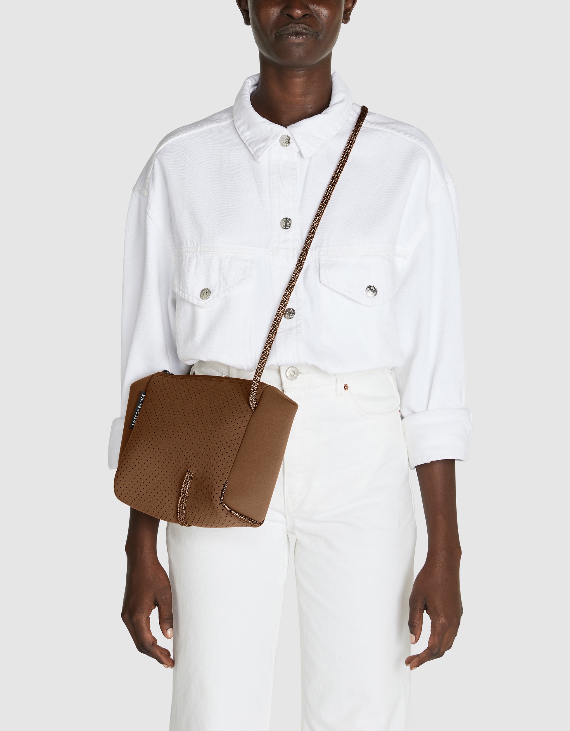 Festival crossbody in saddle