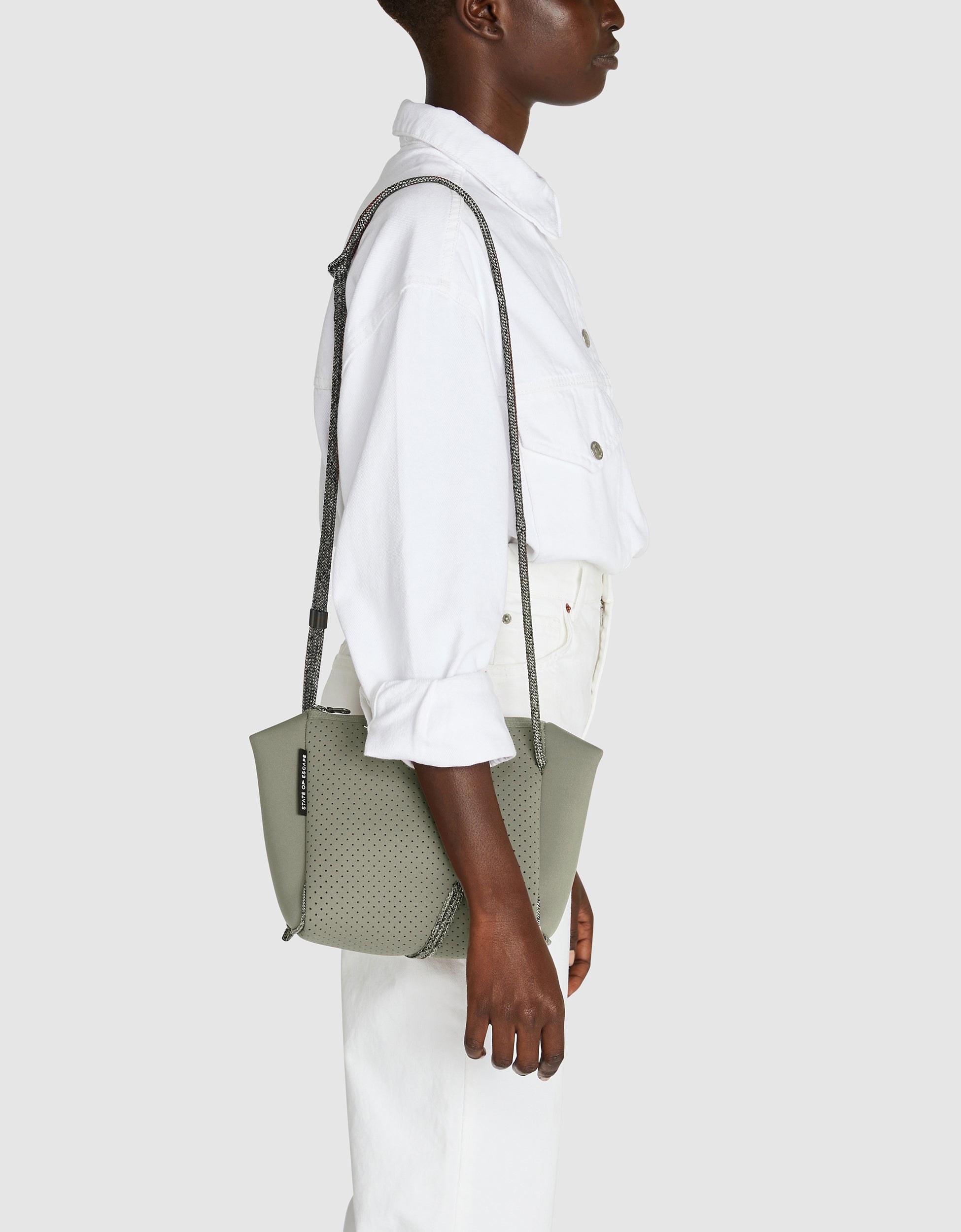 Festival crossbody in sage green
