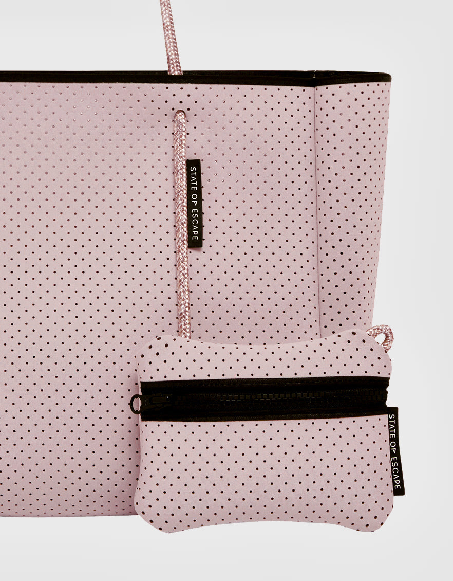 Flying Solo tote in cairo rose